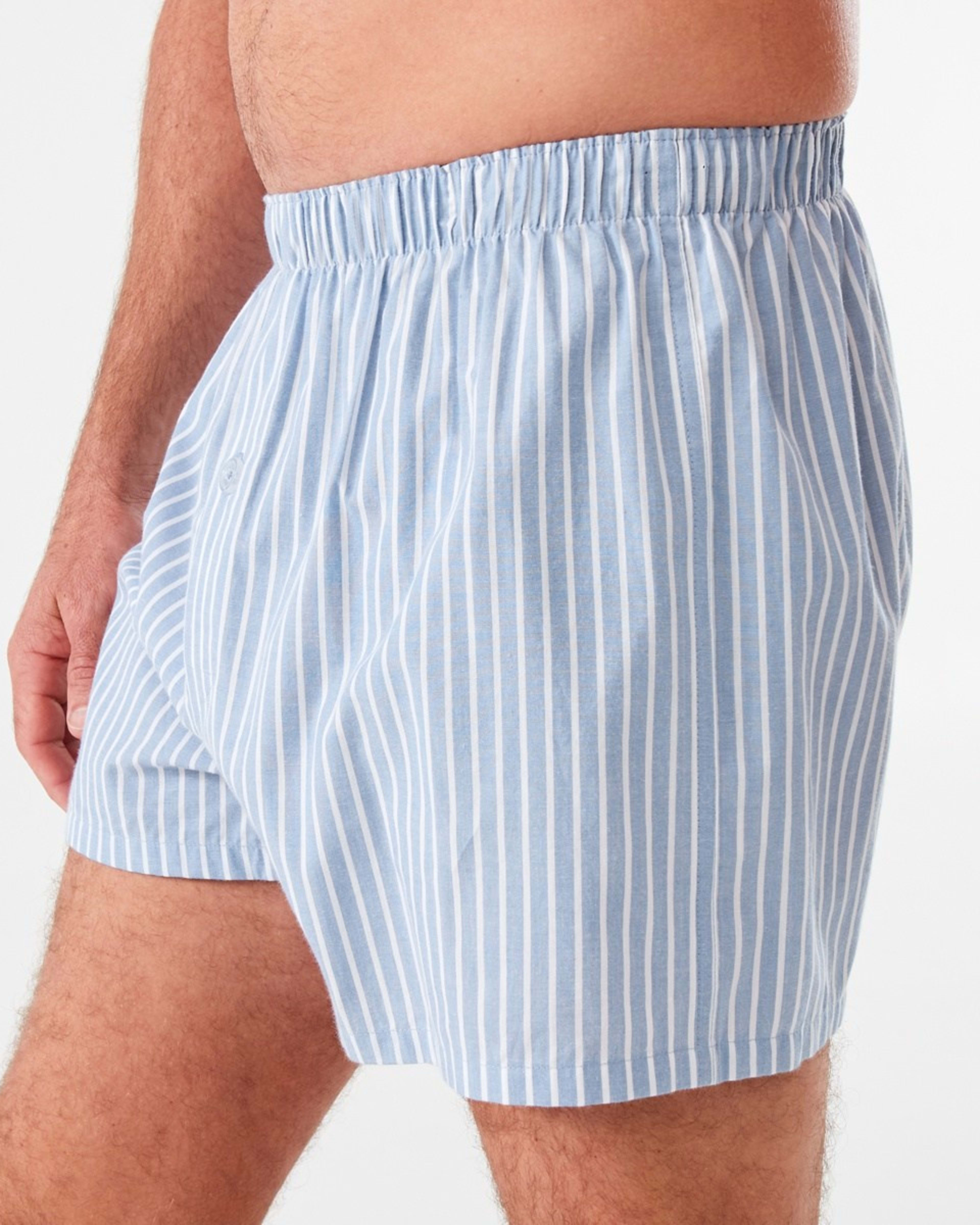 5 3 Pack Alpha Classic Woven Boxers SHAVE STRIPE, 5 of 7