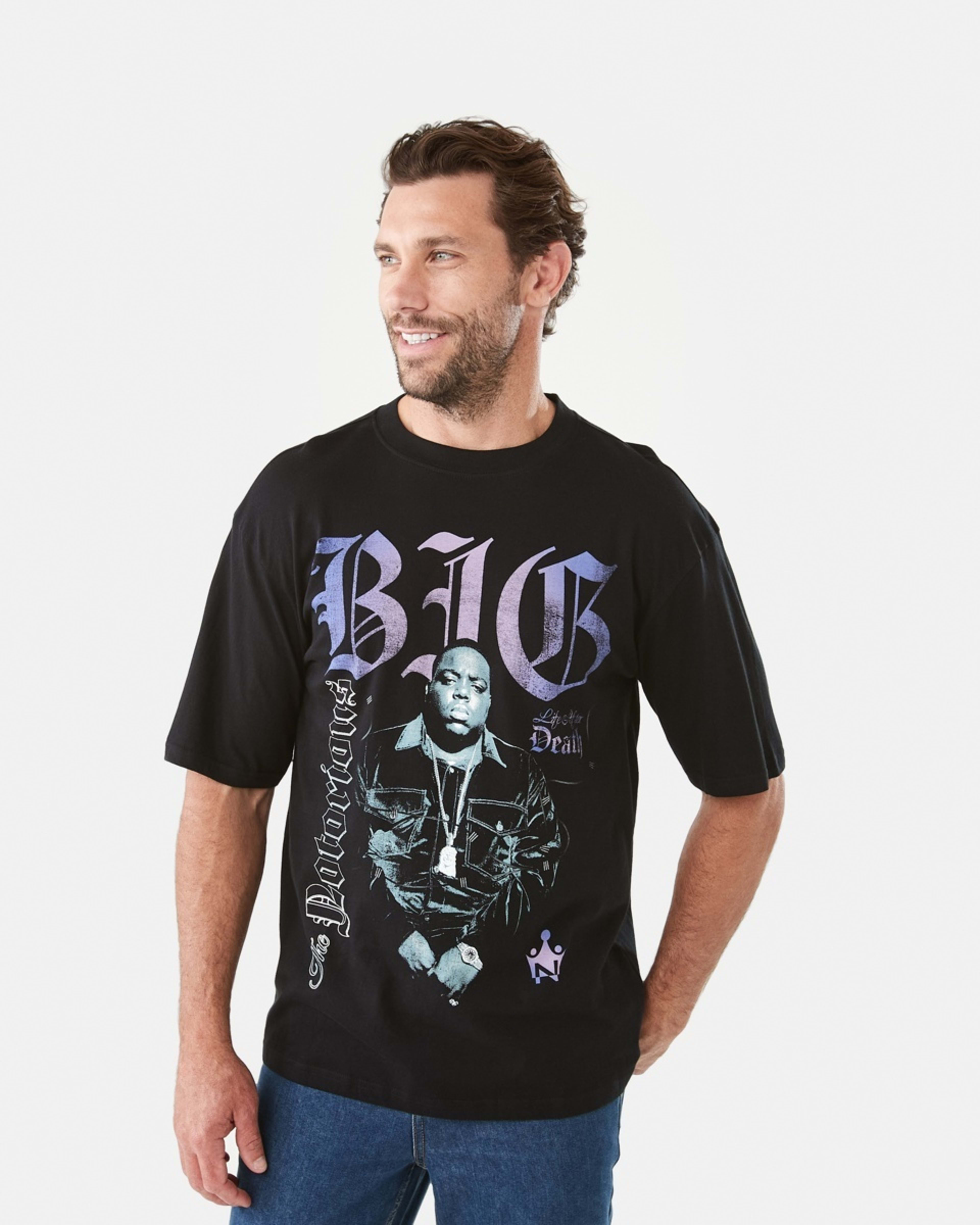 1 Notorious B.I.G. License T-shirt Black