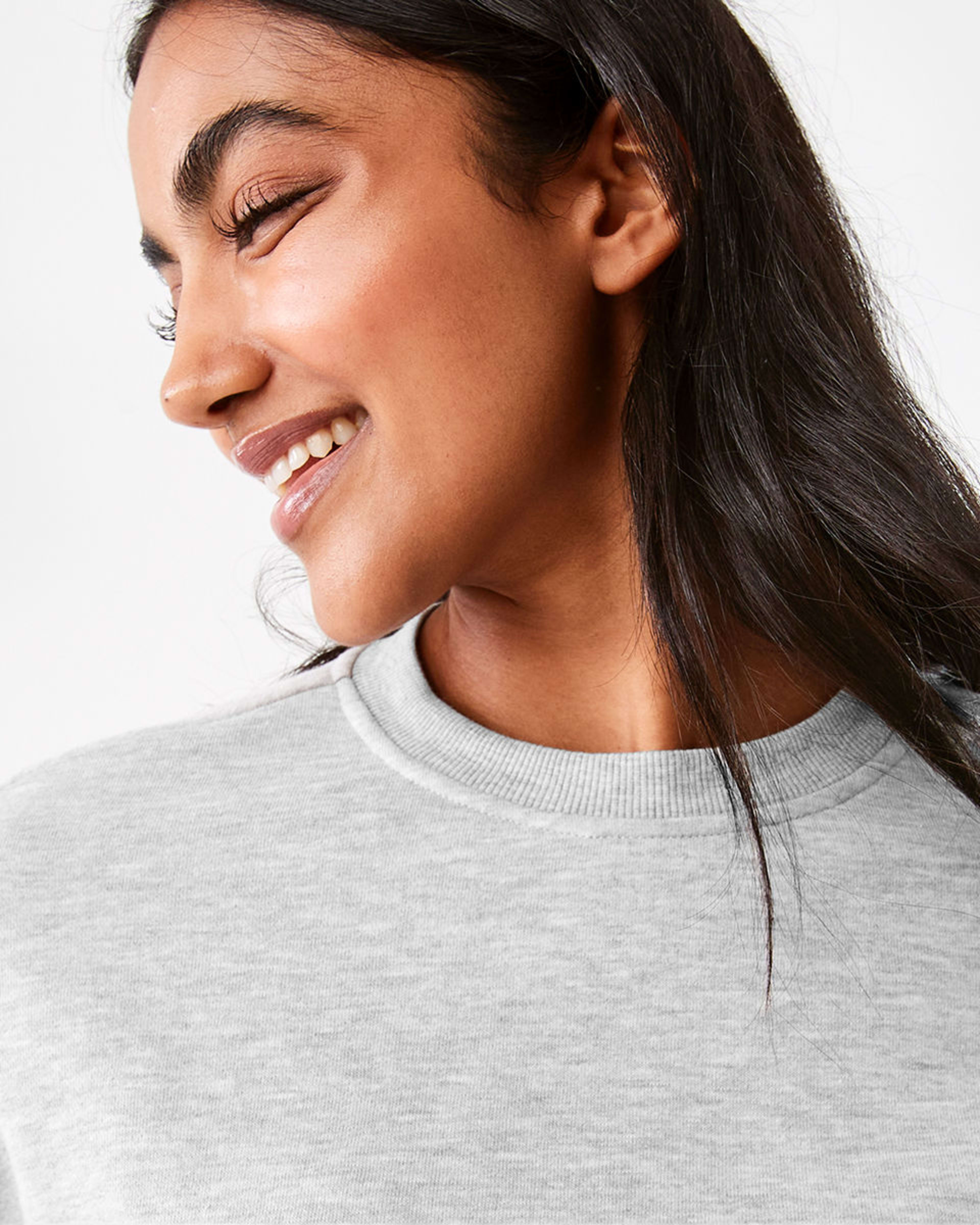 Long Sleeve Crop Sweatshirt Kmart