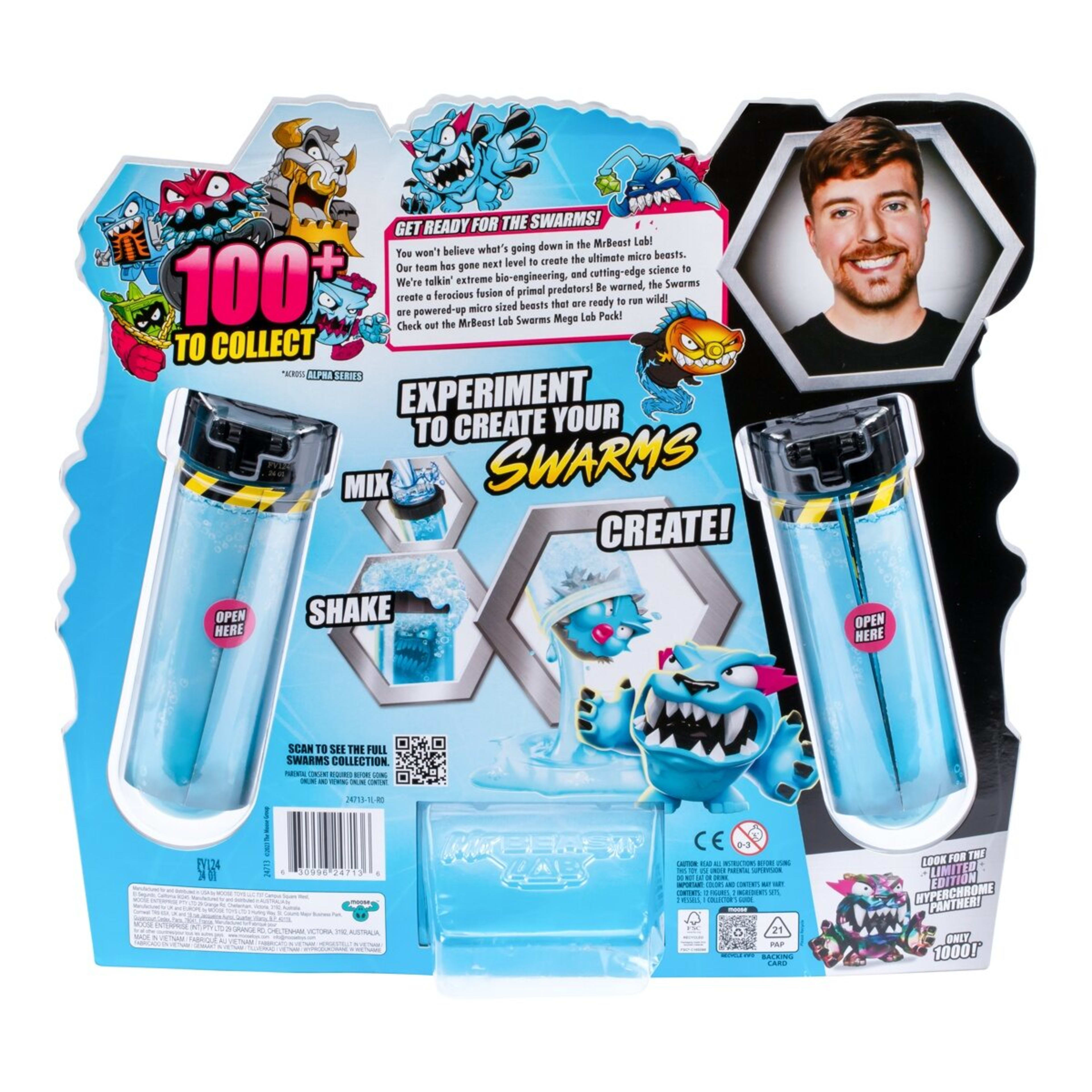 8 12 Pack MrBeast Lab Swarms Mega Lab Pack, Experiment to Mutate Your Swarms, Mix, Shake, Create - Assorted, 8 of 8