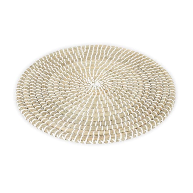 White Coil Round Placemat - Kmart Nz