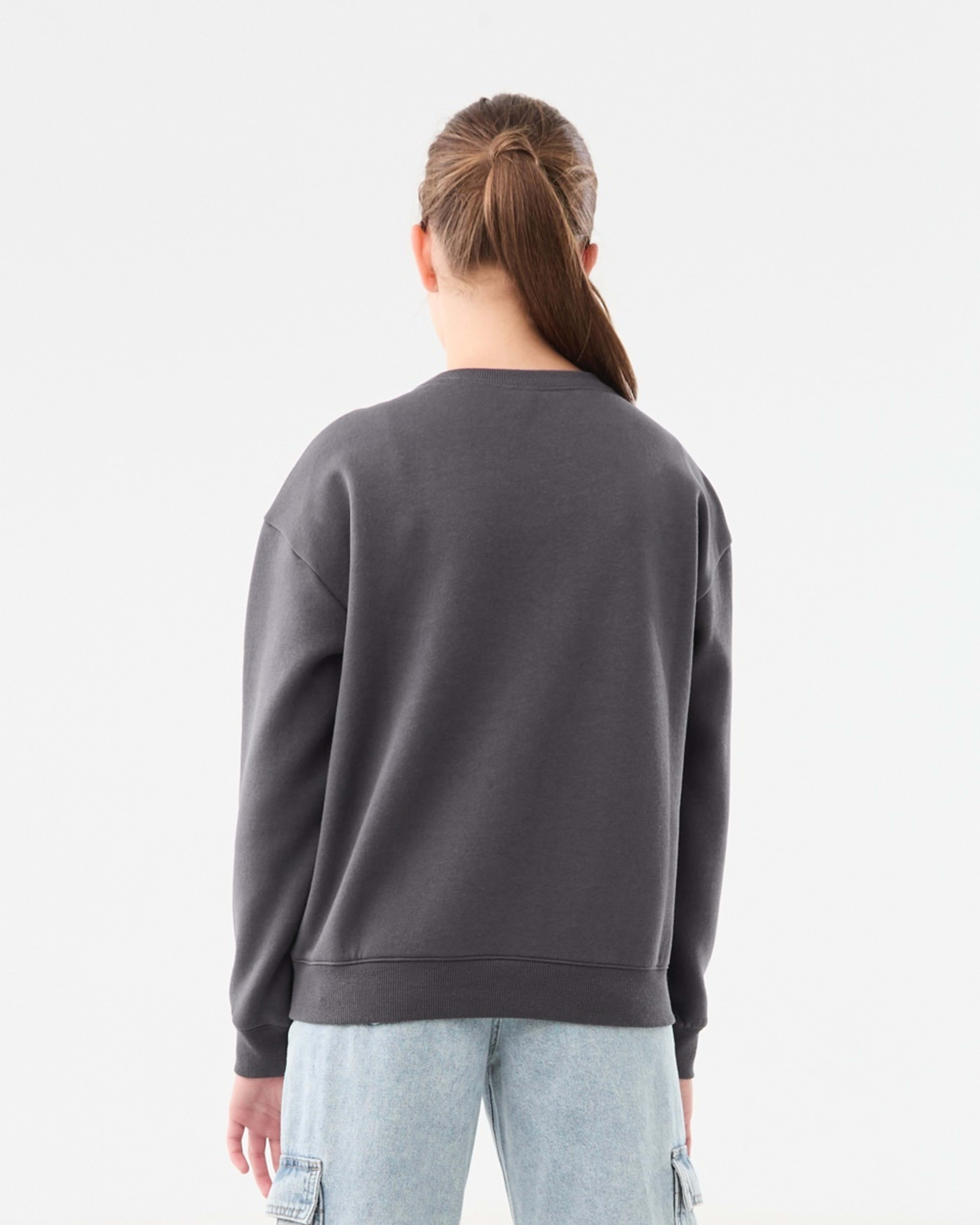 2 Print Crew Neck Sweatshirt Butterfly, 2 of 8