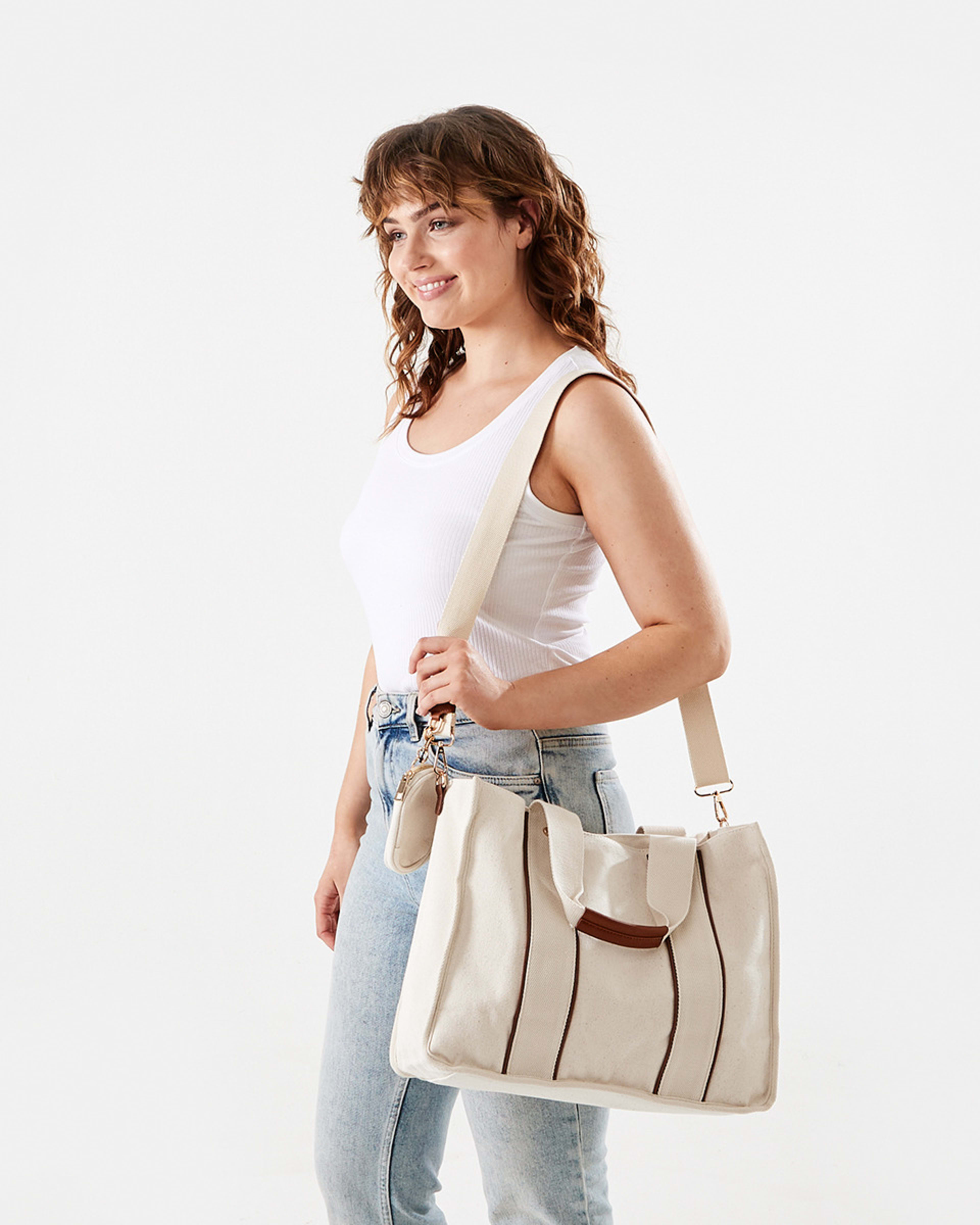 5 Canvas Tote Bag Natural, 5 of 7