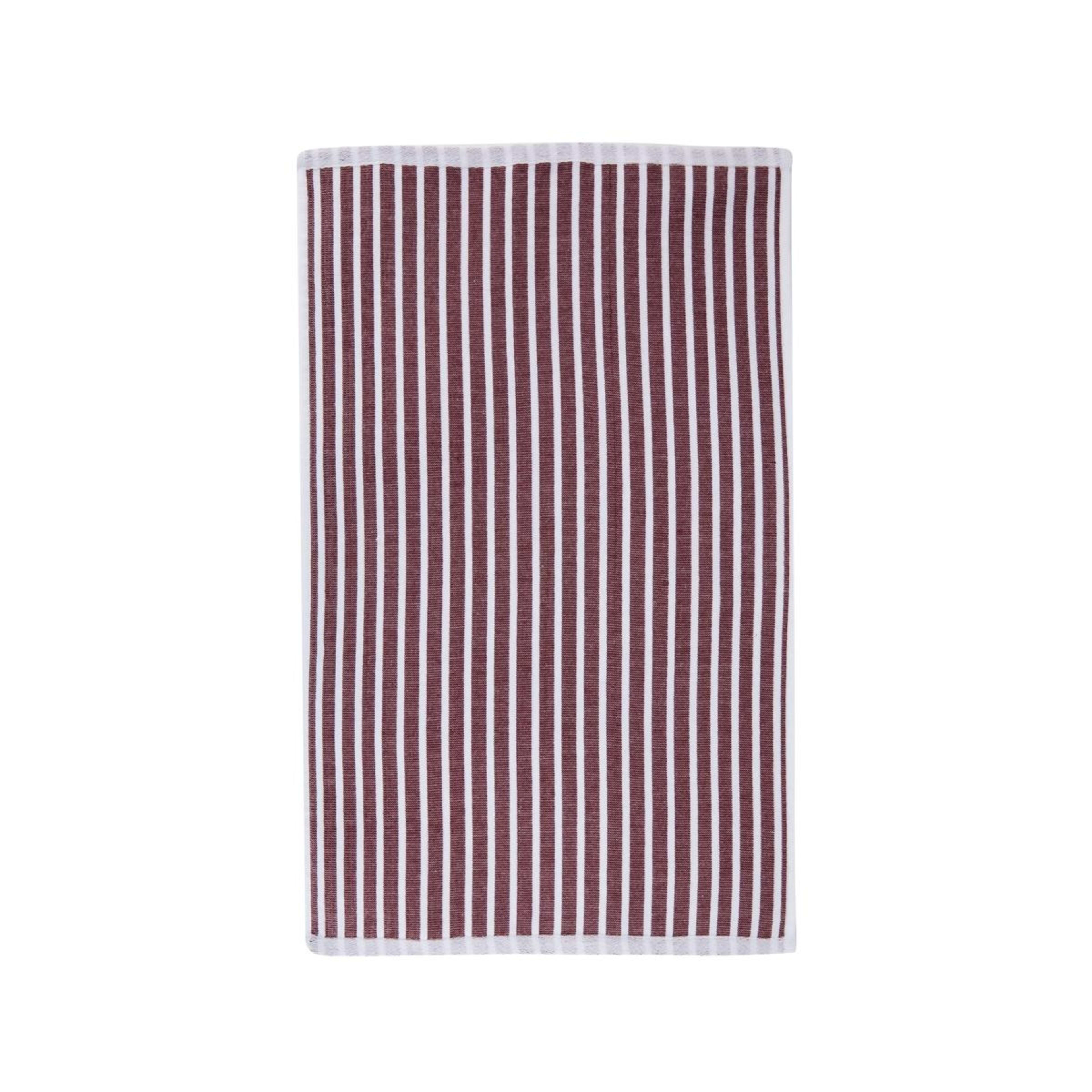 6 4 Pack Lilac Stripe Terry Tea Towels, 6 of 7