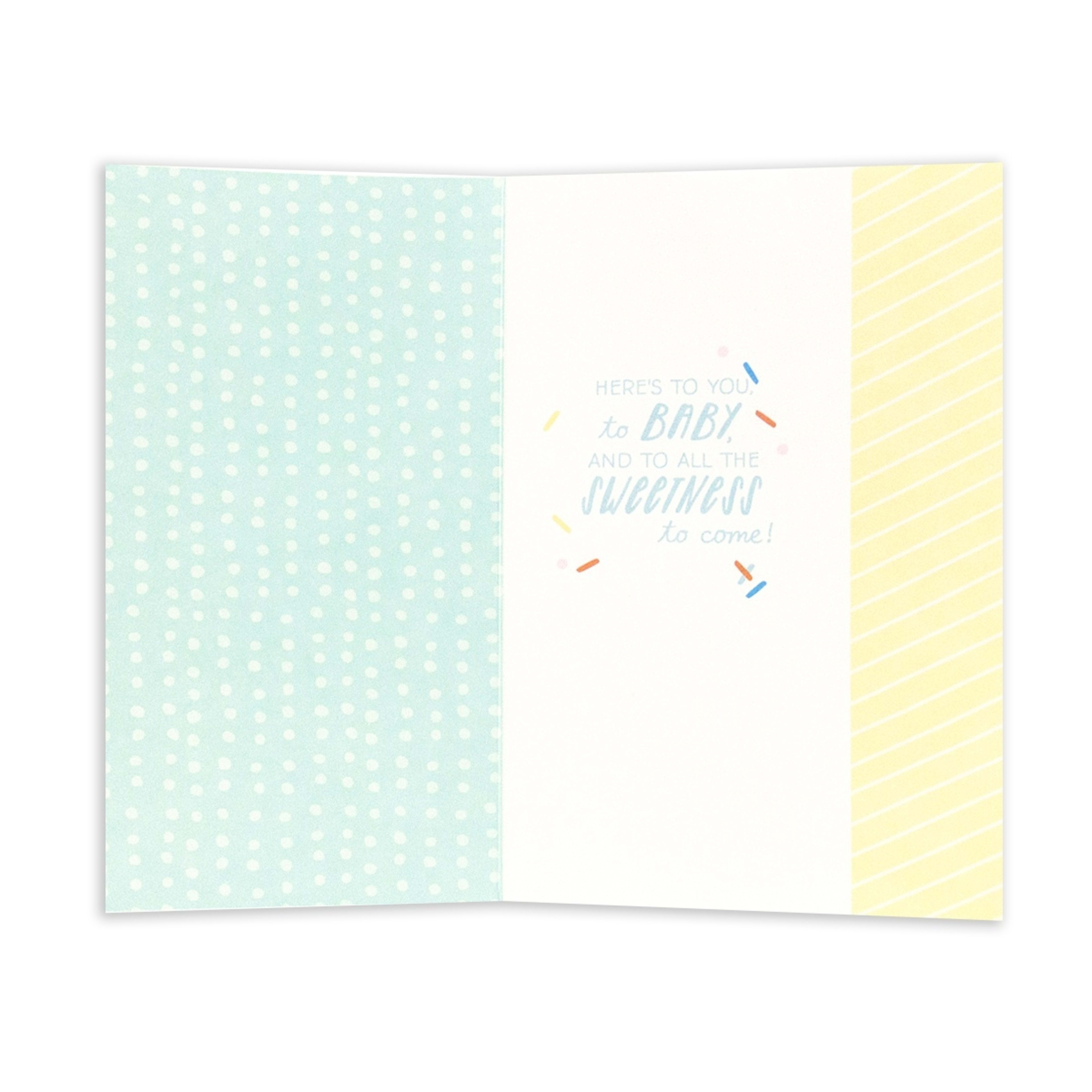 2 Connections from Hallmark Baby Congratulations Card - Sprinkle of Love, 2 of 3