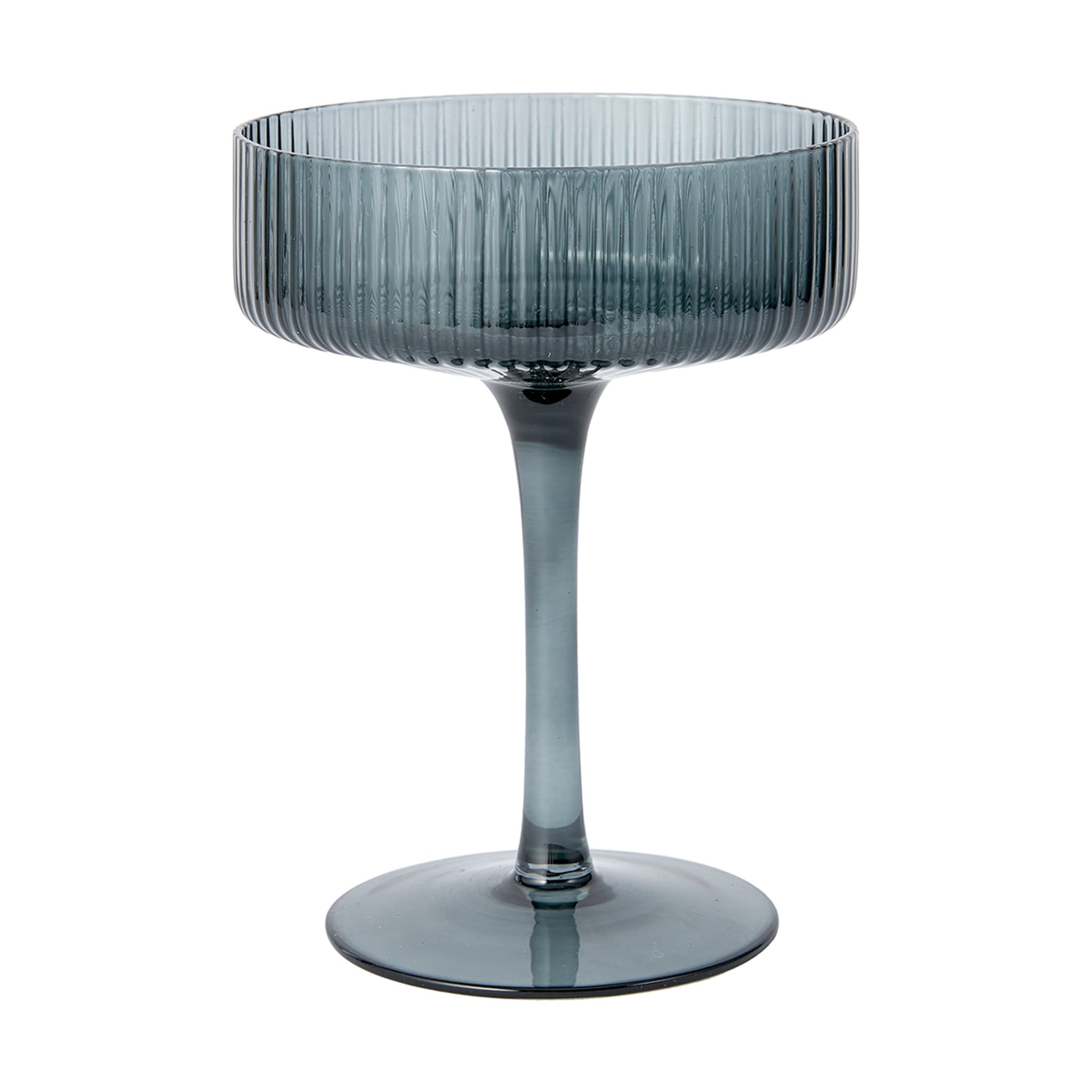 4 Smoke Linear Coupe Champagne Glasses Kmart