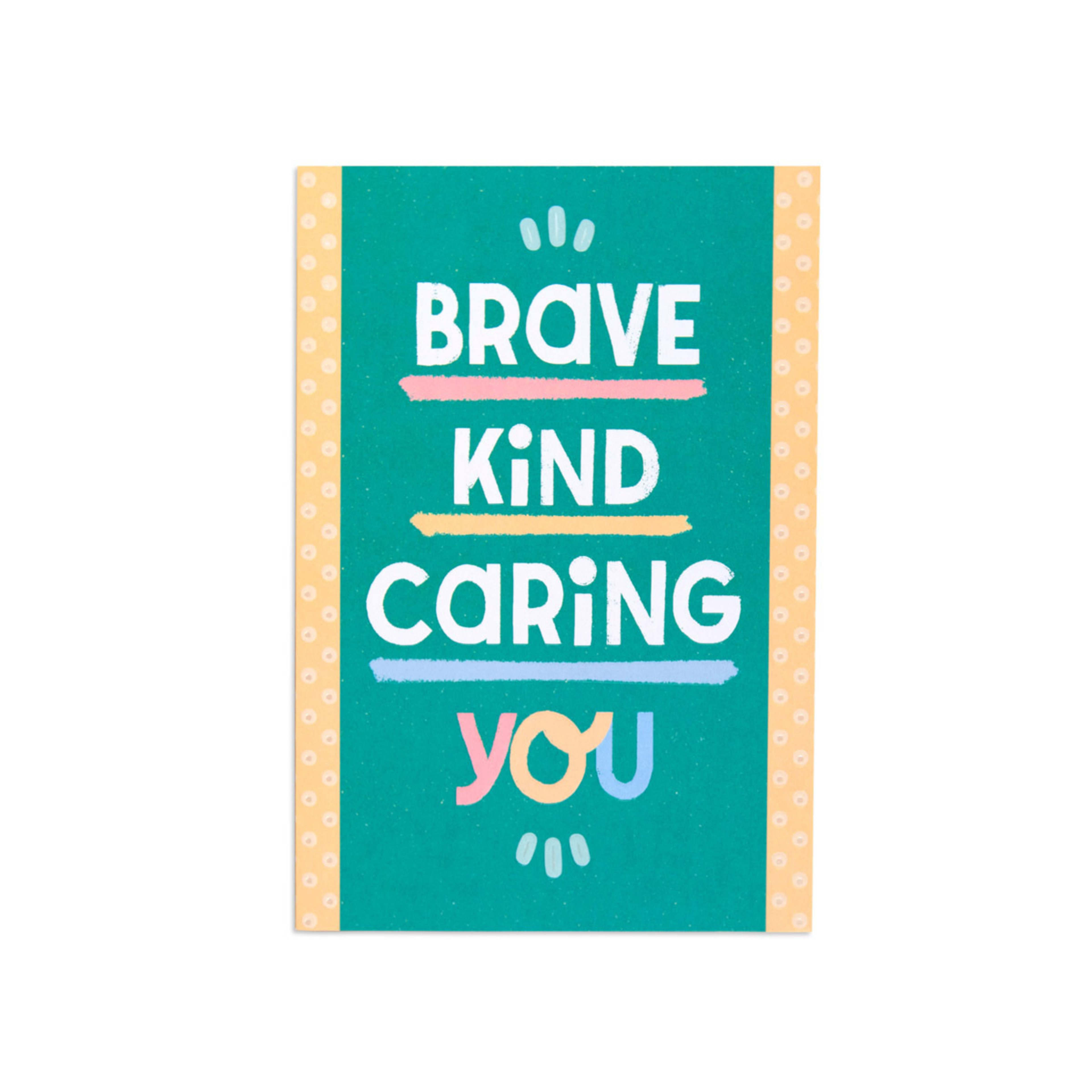 3 Hallmark Little World Changers Empowerment and Support Card for Kids - Brave, Kind, Caring, You!, 3 of 3