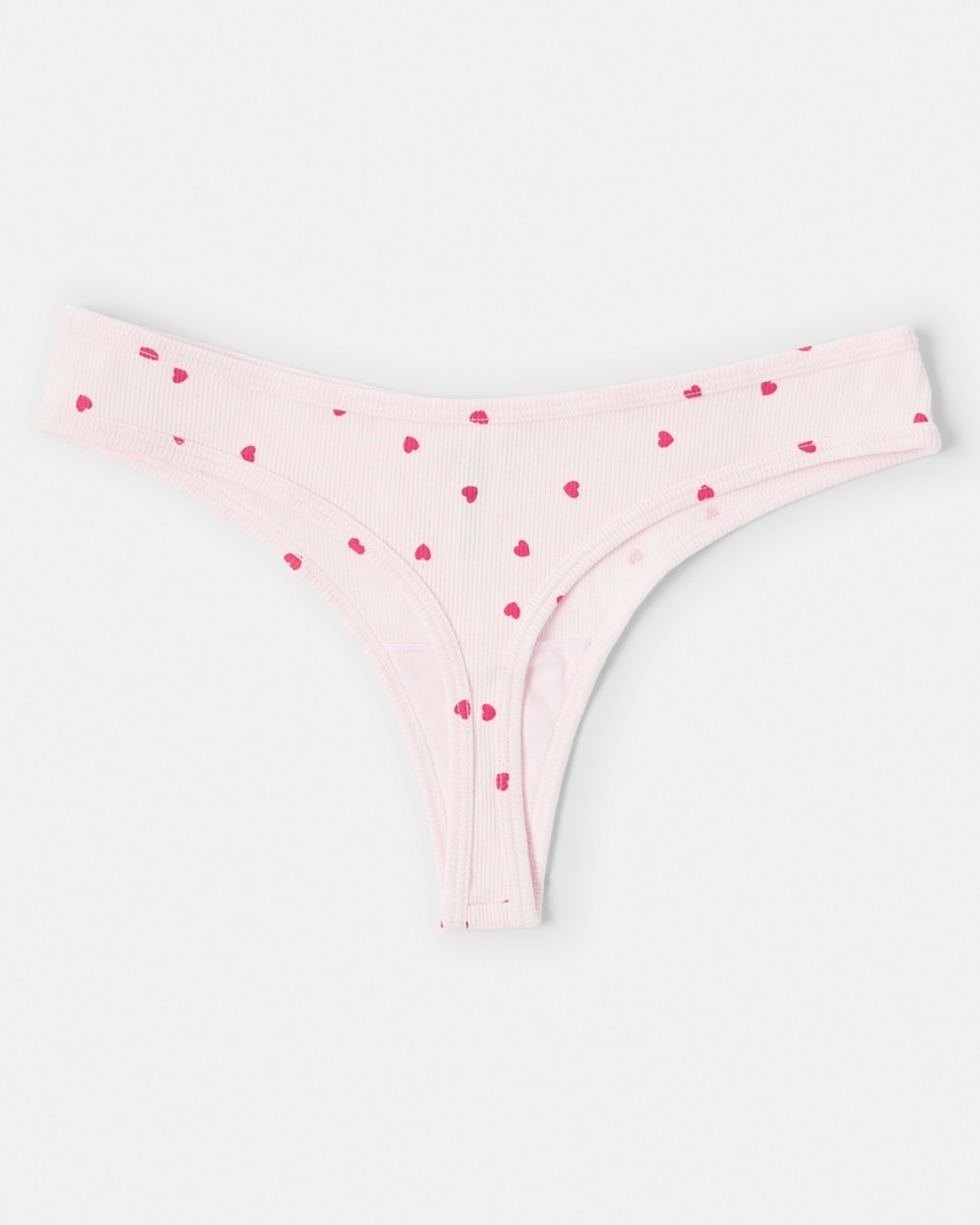 5 Ribbed G-string Briefs MINI HEARTS BALLERINA, 5 of 6