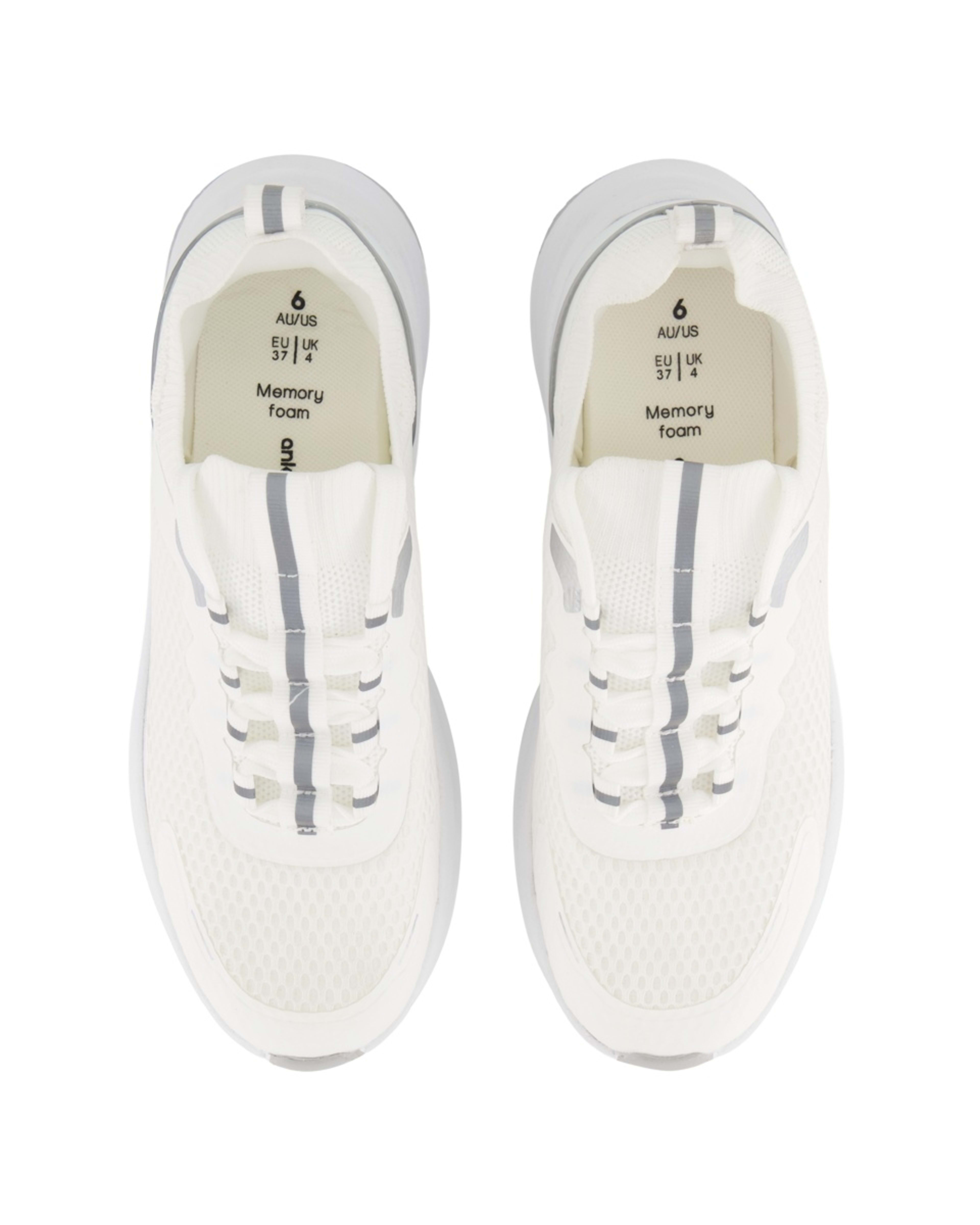 3 Fly Knit Sneakers White, 3 of 5