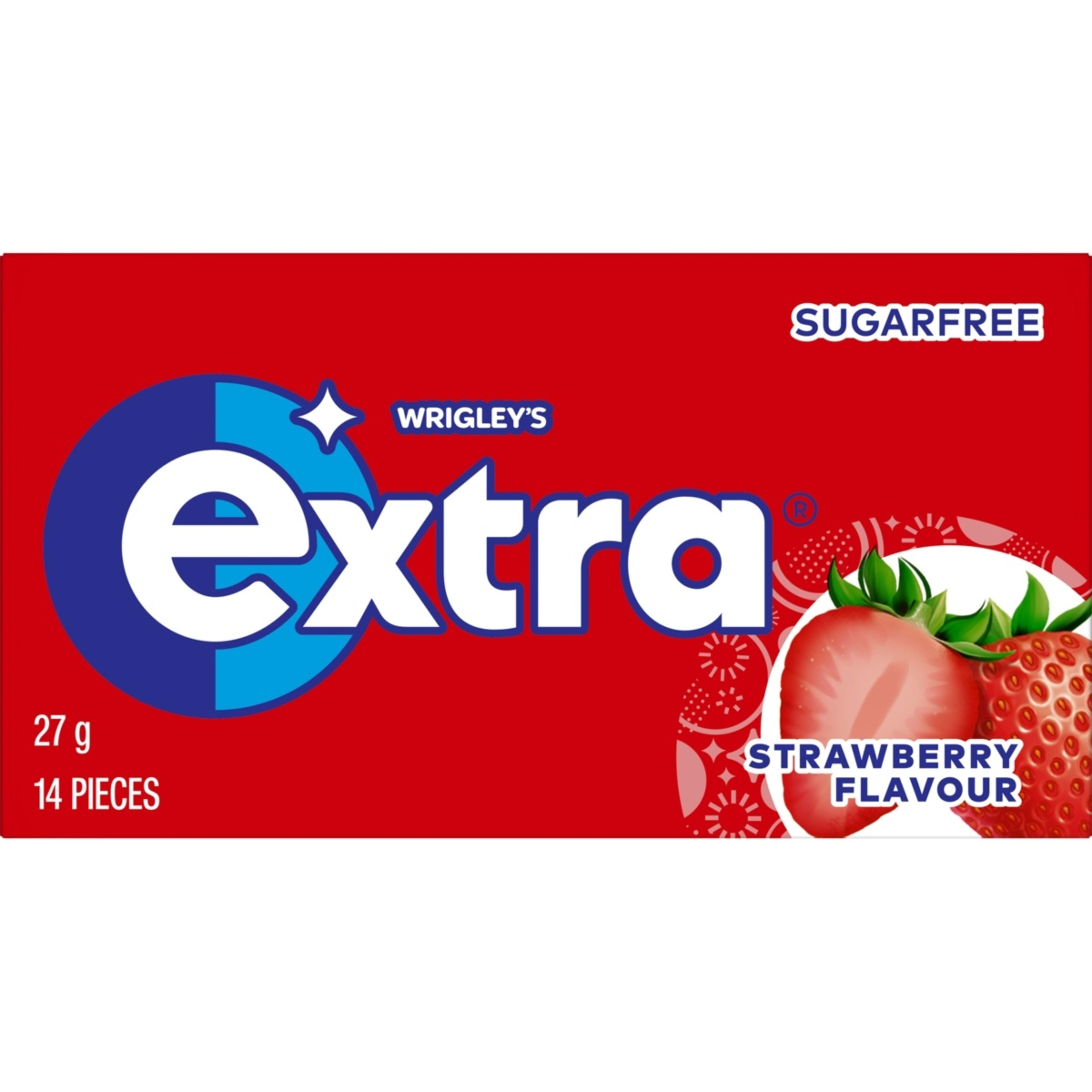 1 14 Piece Wrigley's Extra Strawberry Chewing Gum 27g