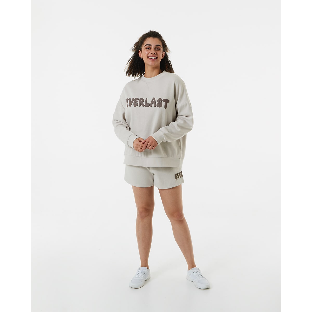 Active Everlast Womens Oversized Crew Neck Sweatshirt Kmart NZ