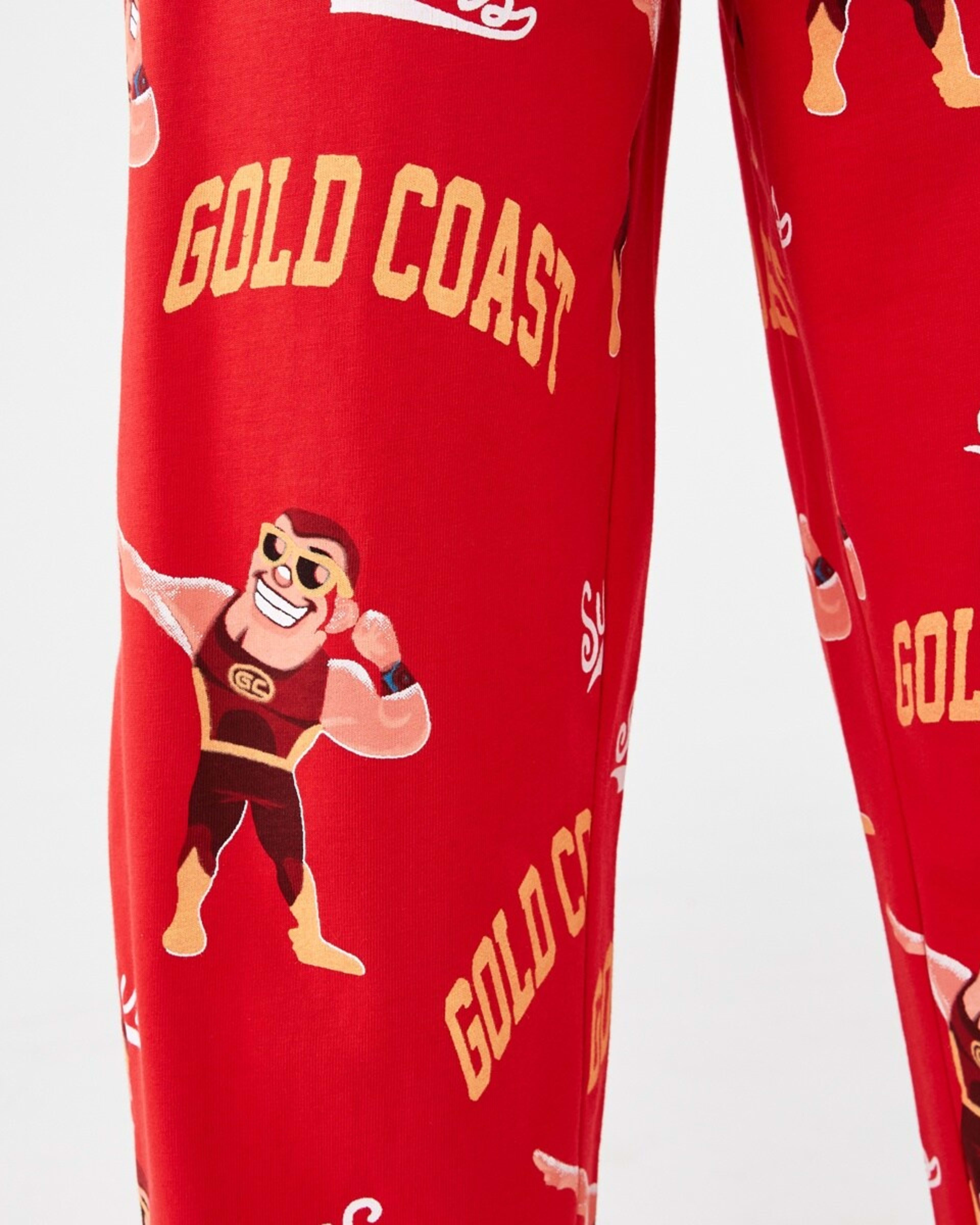 5 Official AFL Kids Pyjama Set Gc Suns, 5 of 9