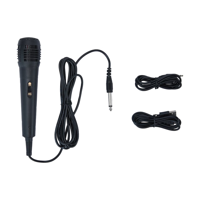 Karaoke Party Speaker with RGB and Microphone Kmart