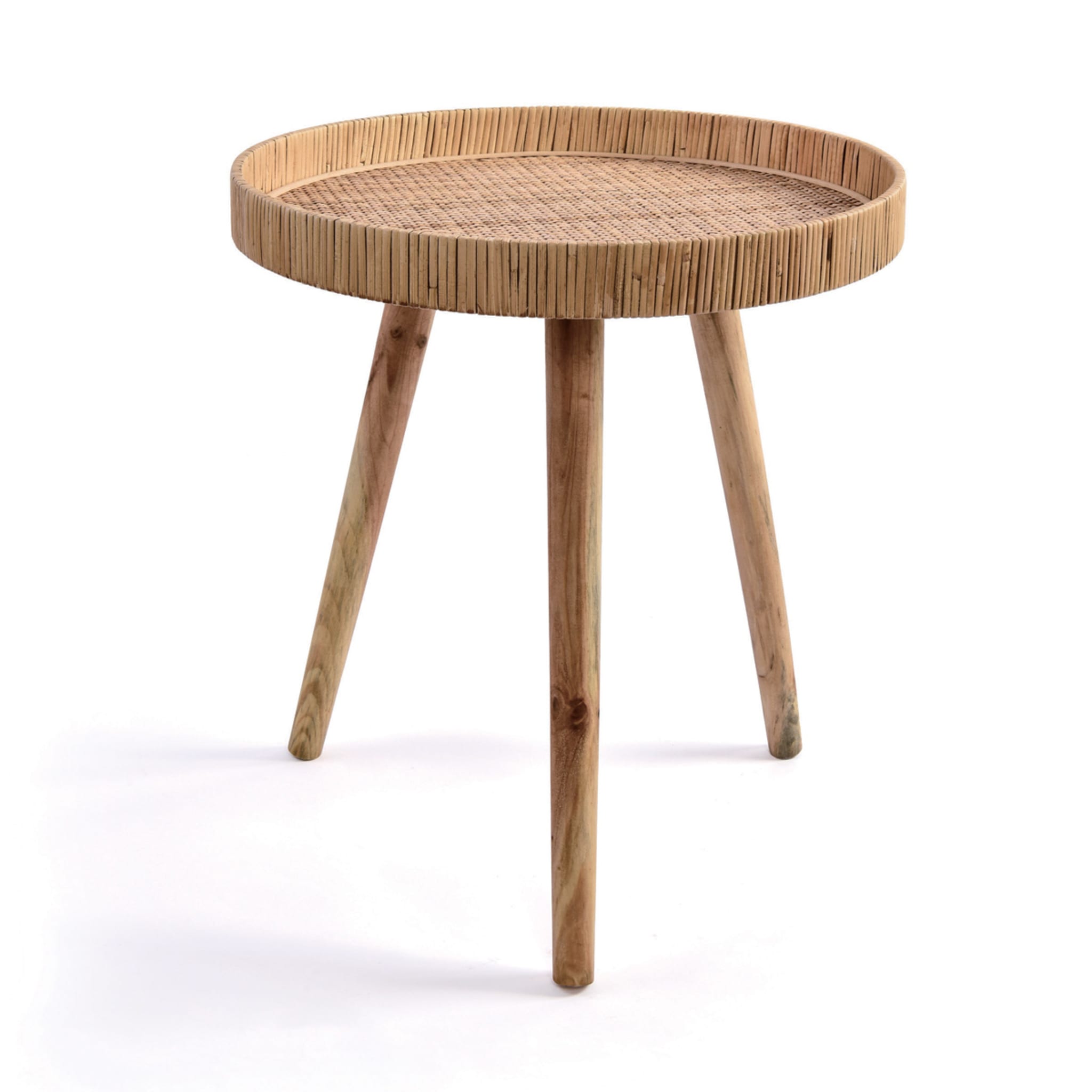 Luca Rattan Side Table Kmart