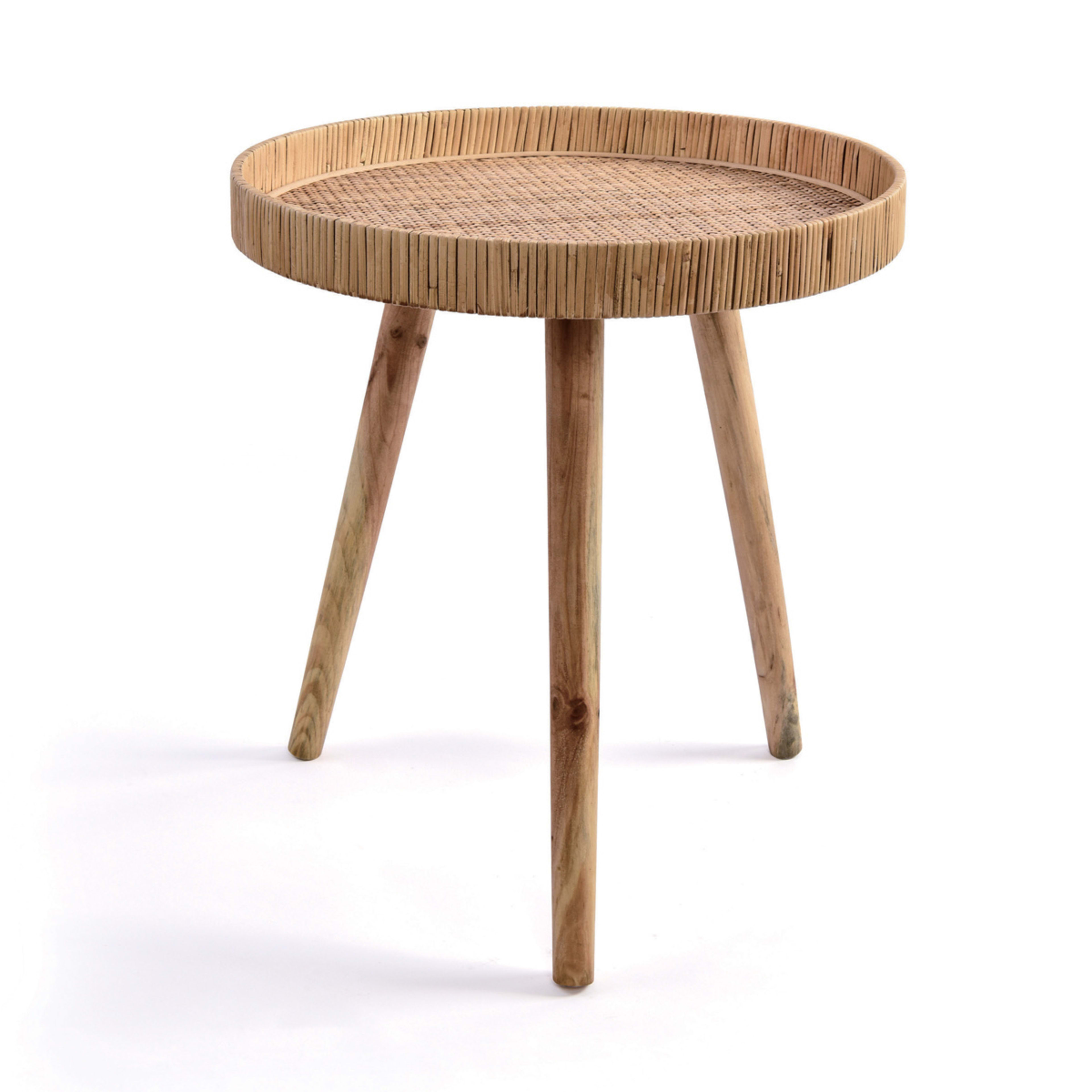 Luca Rattan Side Table Kmart