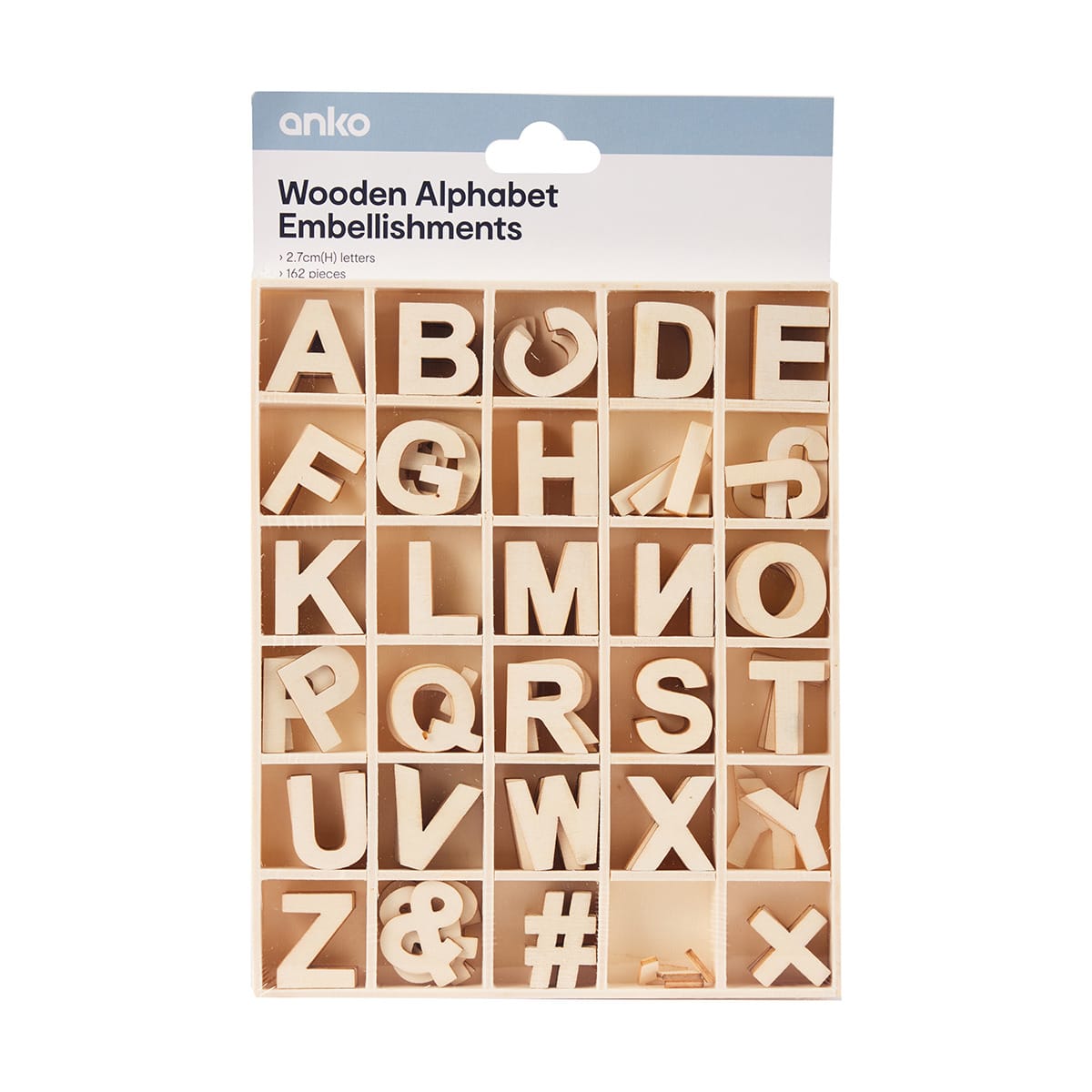 Wooden block cheap letters kmart