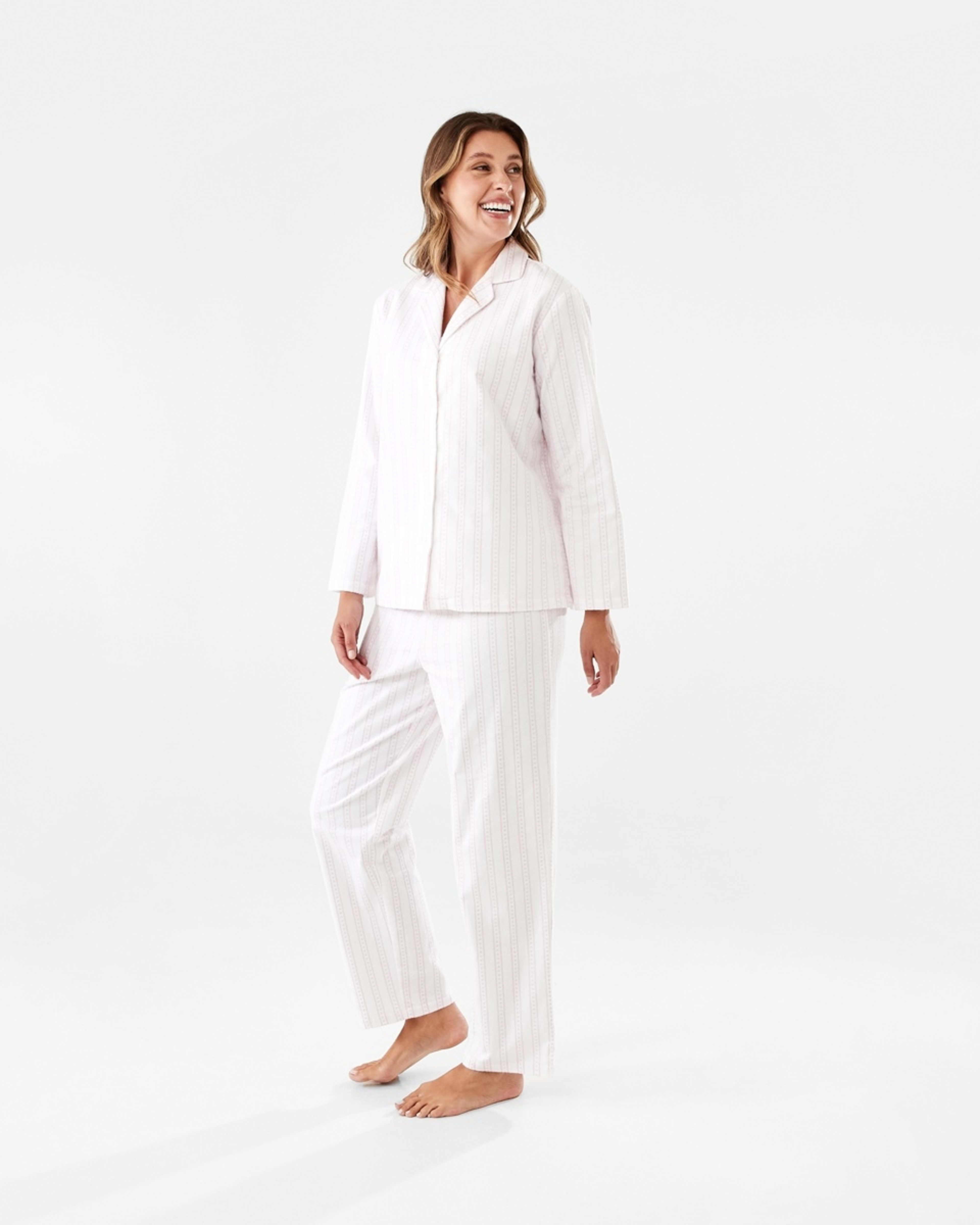 2 Flannel Pyjama Set Heart Stp, 2 of 7