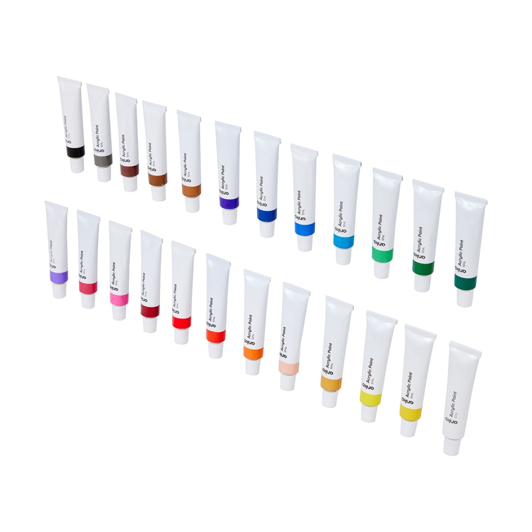 24 Pack Acrylic Paints Kmart