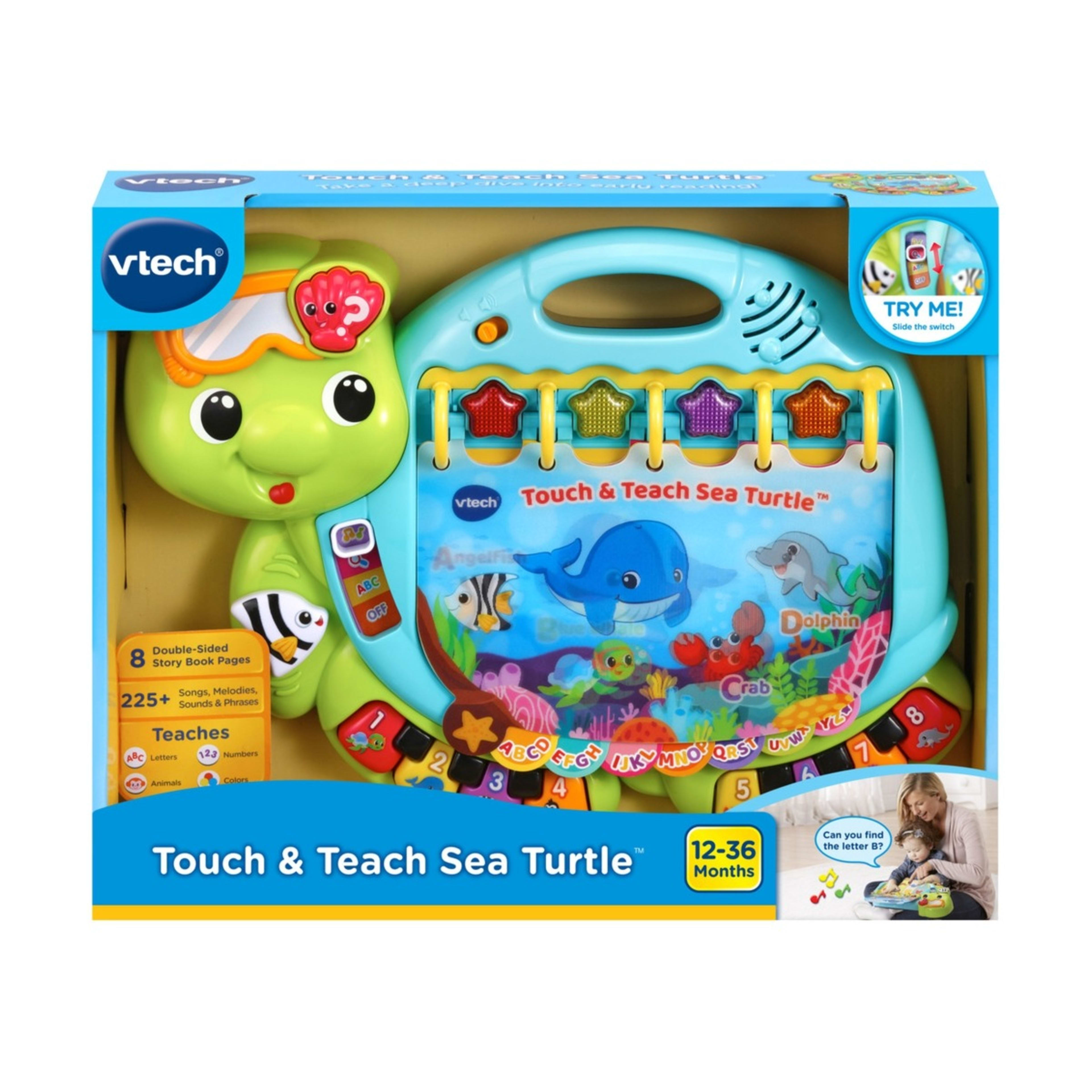 1 Vtech Touch and Teach Sea Turtle Book