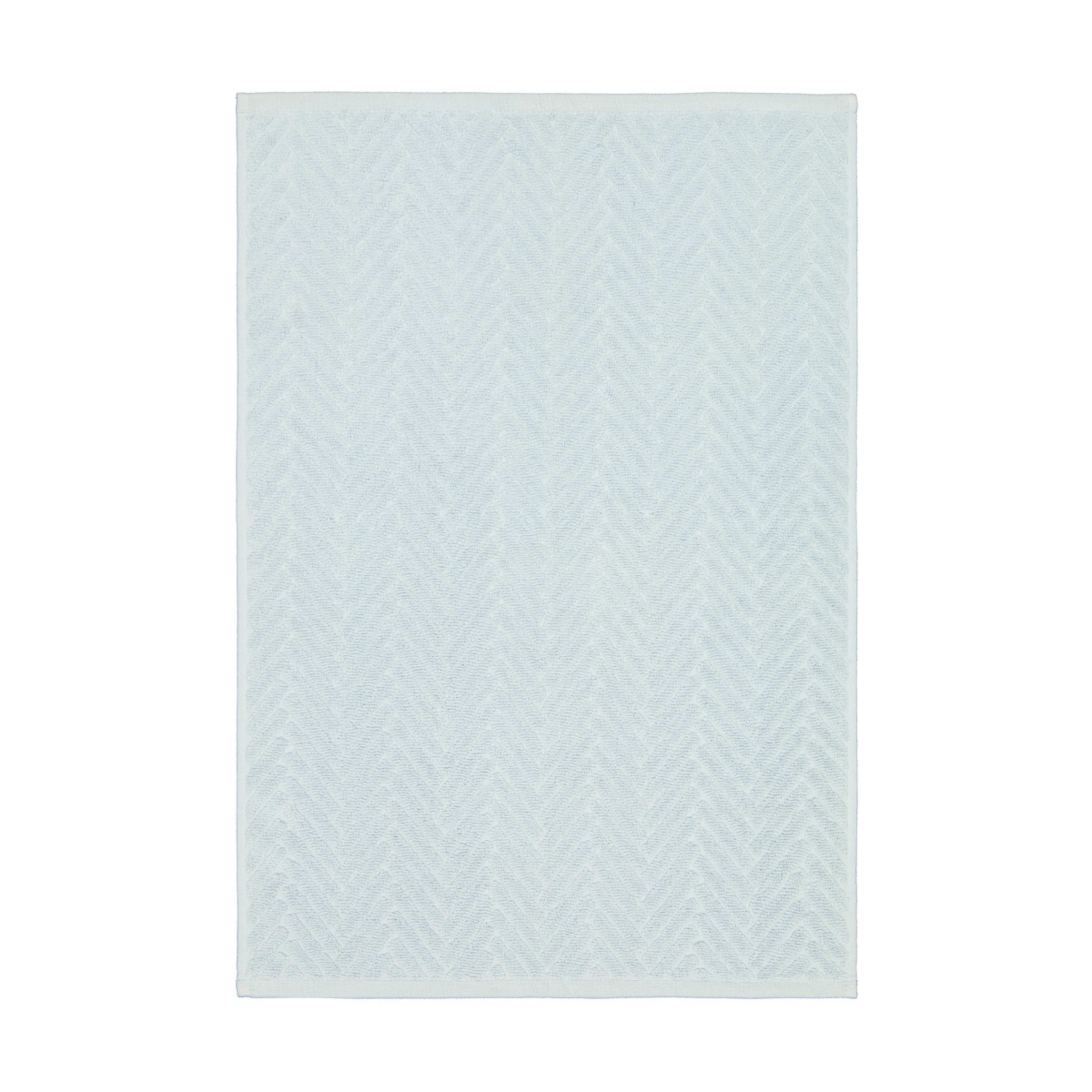 3 Chevron Cotton Hand Towel - Blue, 3 of 6