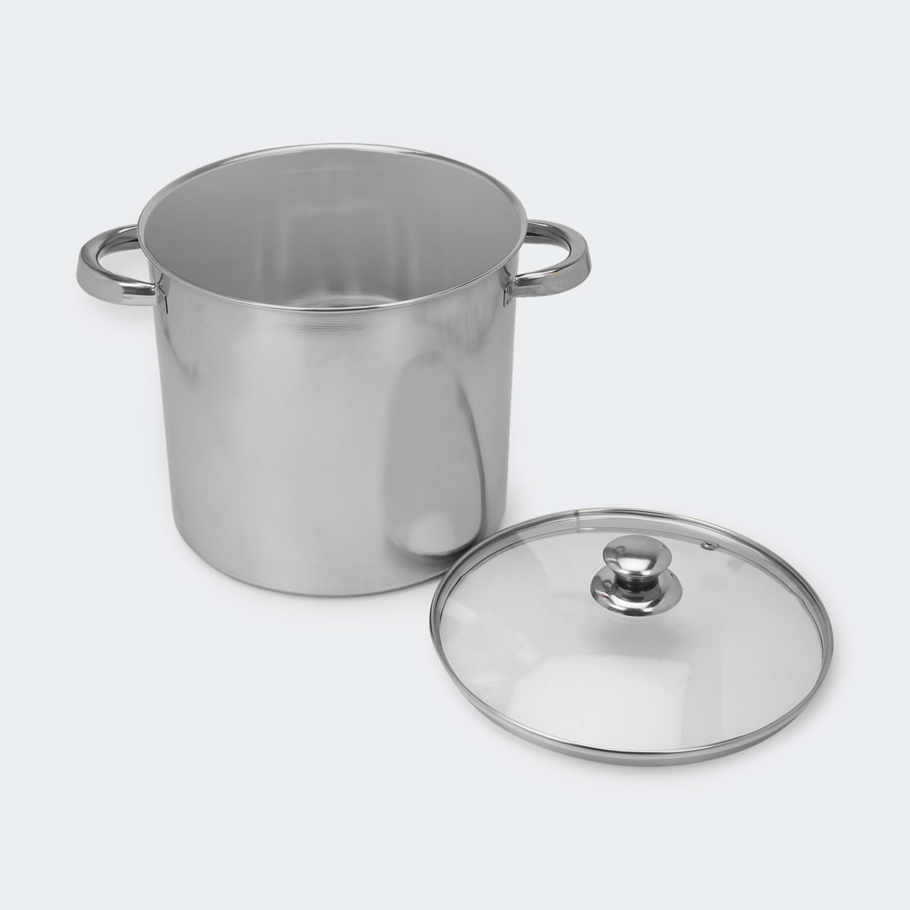 7.6L Stainless Steel Stock Pot Kmart