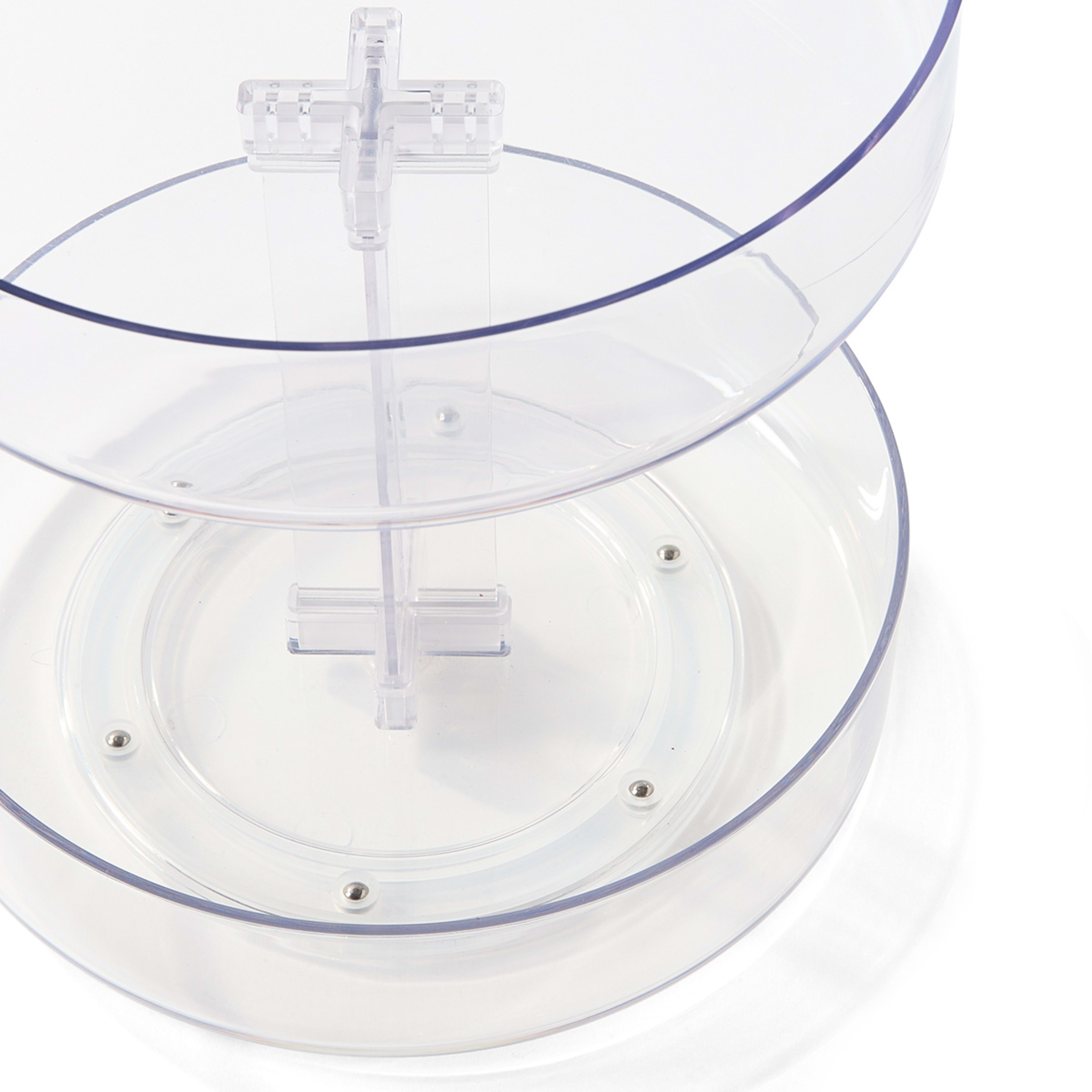 3 2 Tier Round Turntable, 3 of 5