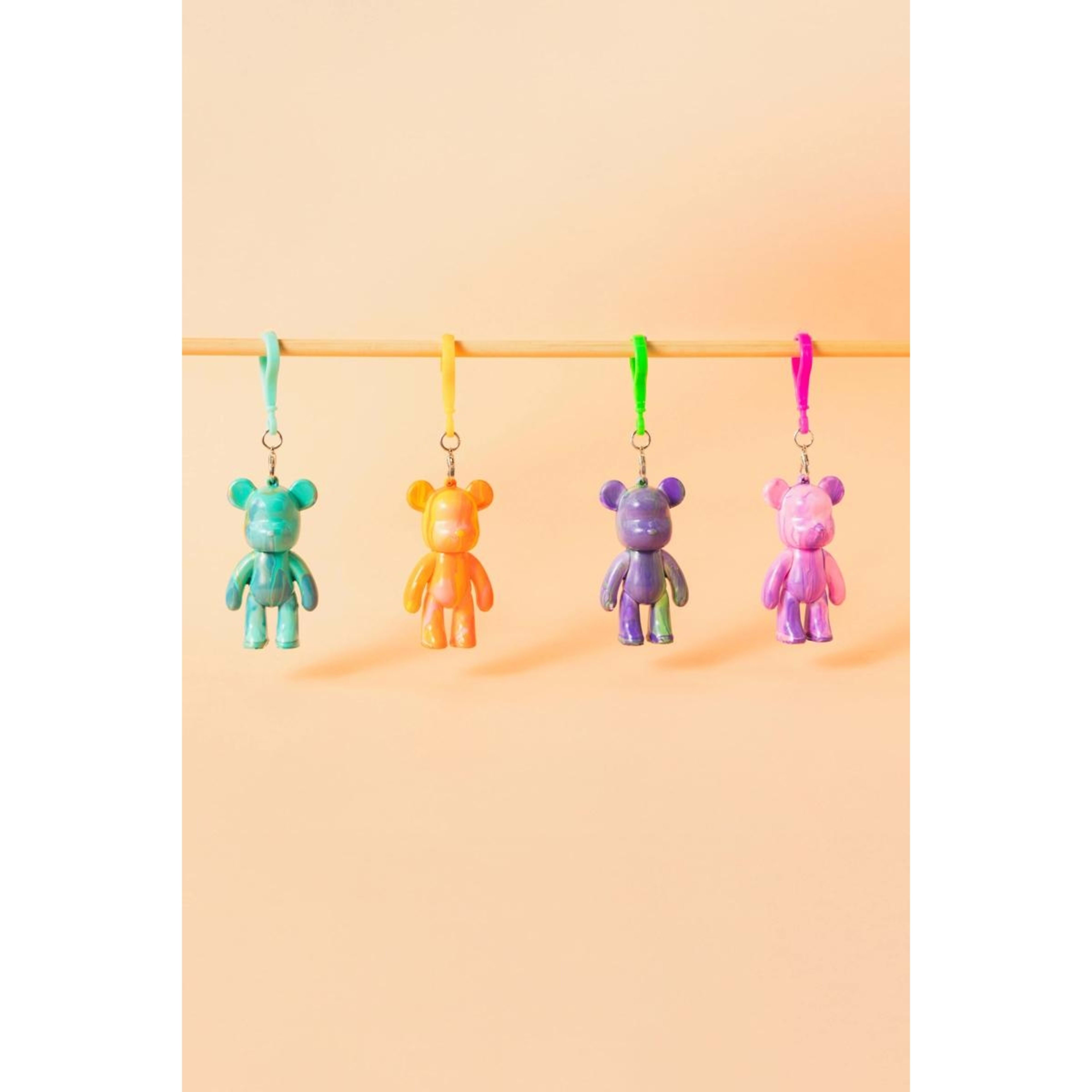 5 Pour PalZ Mini Bear Keyring - Assorted, 5 of 10