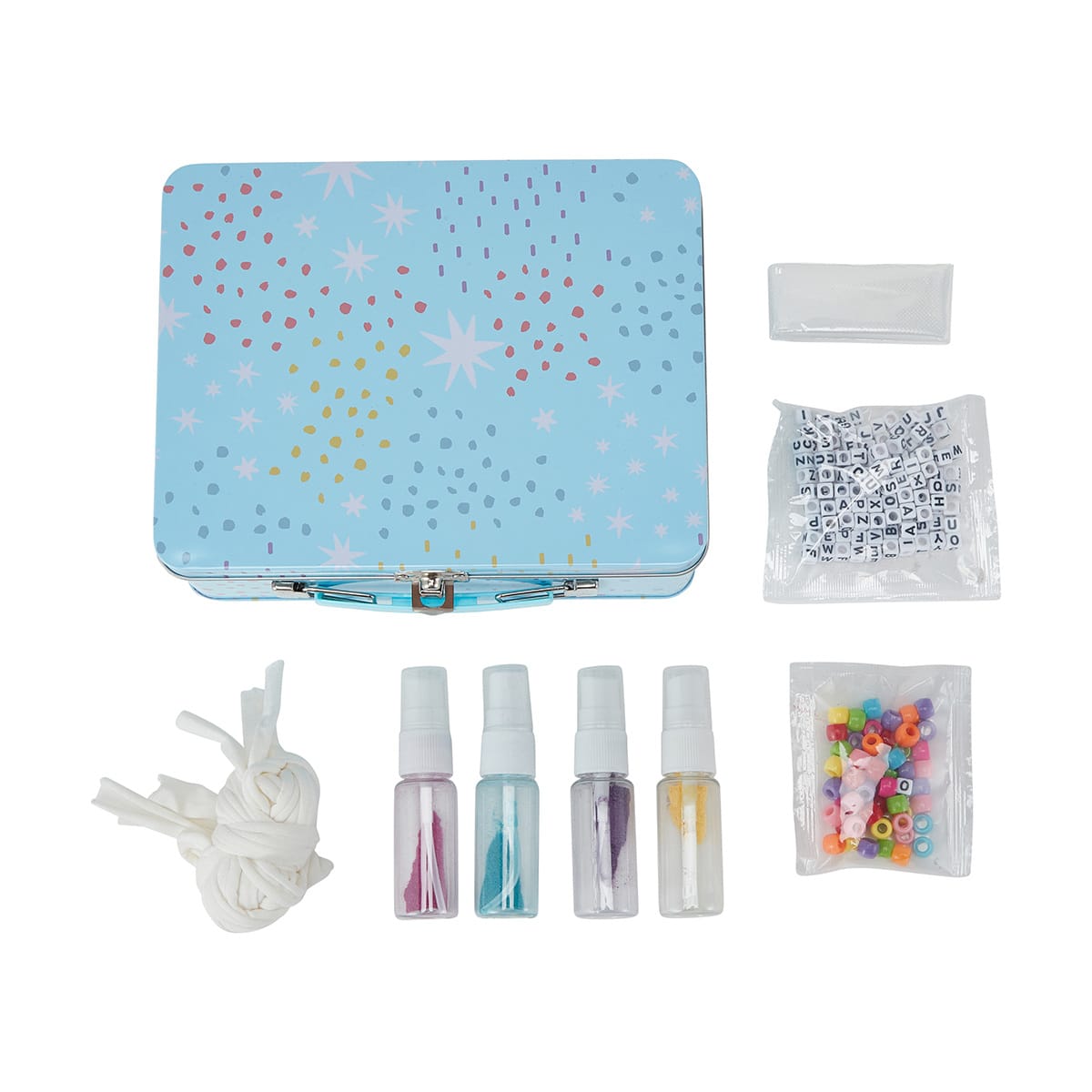 12 Piece Tie Dye Jewellery Kit Kmart