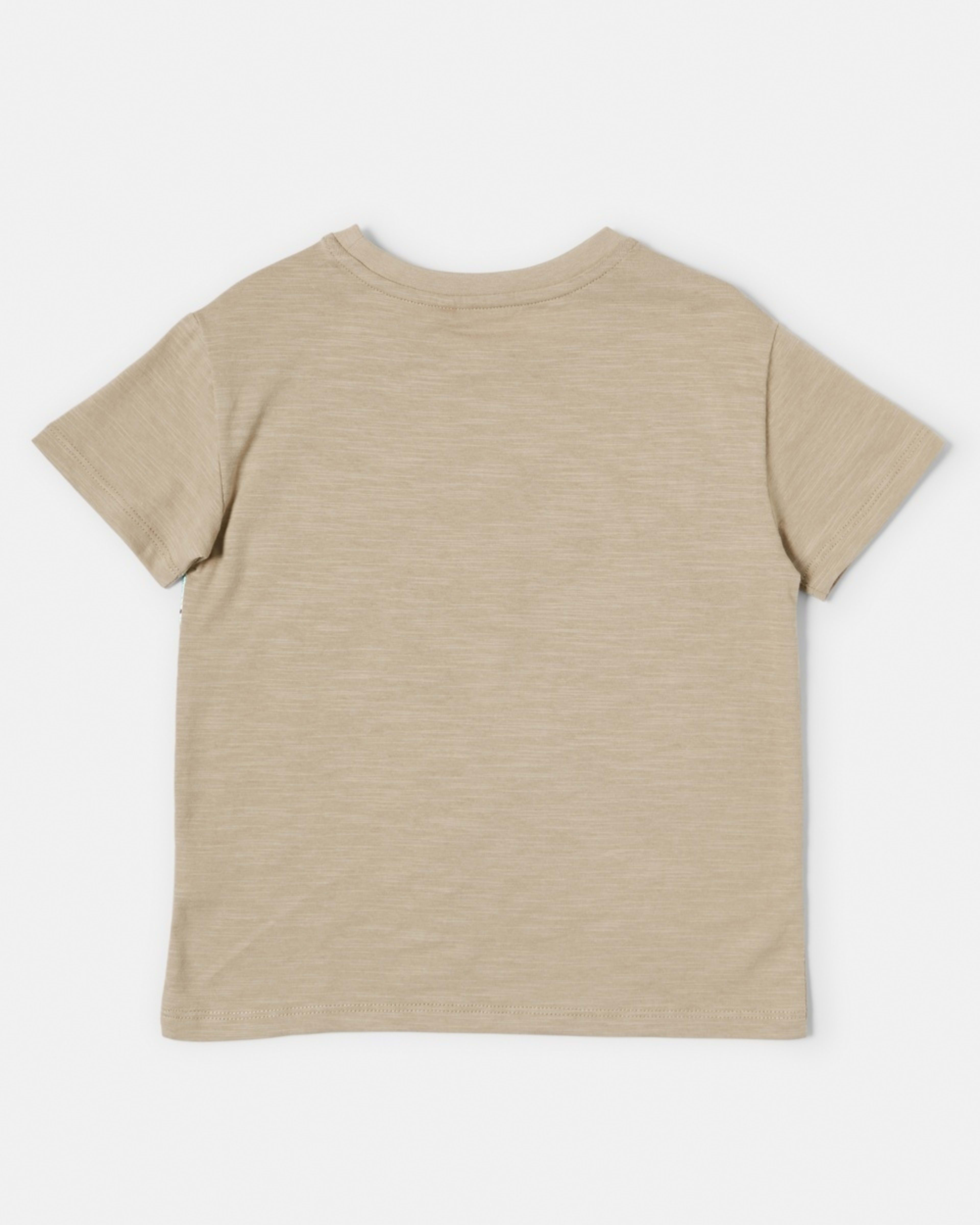8 Foil Print T-shirt Tan Dinos, 8 of 8