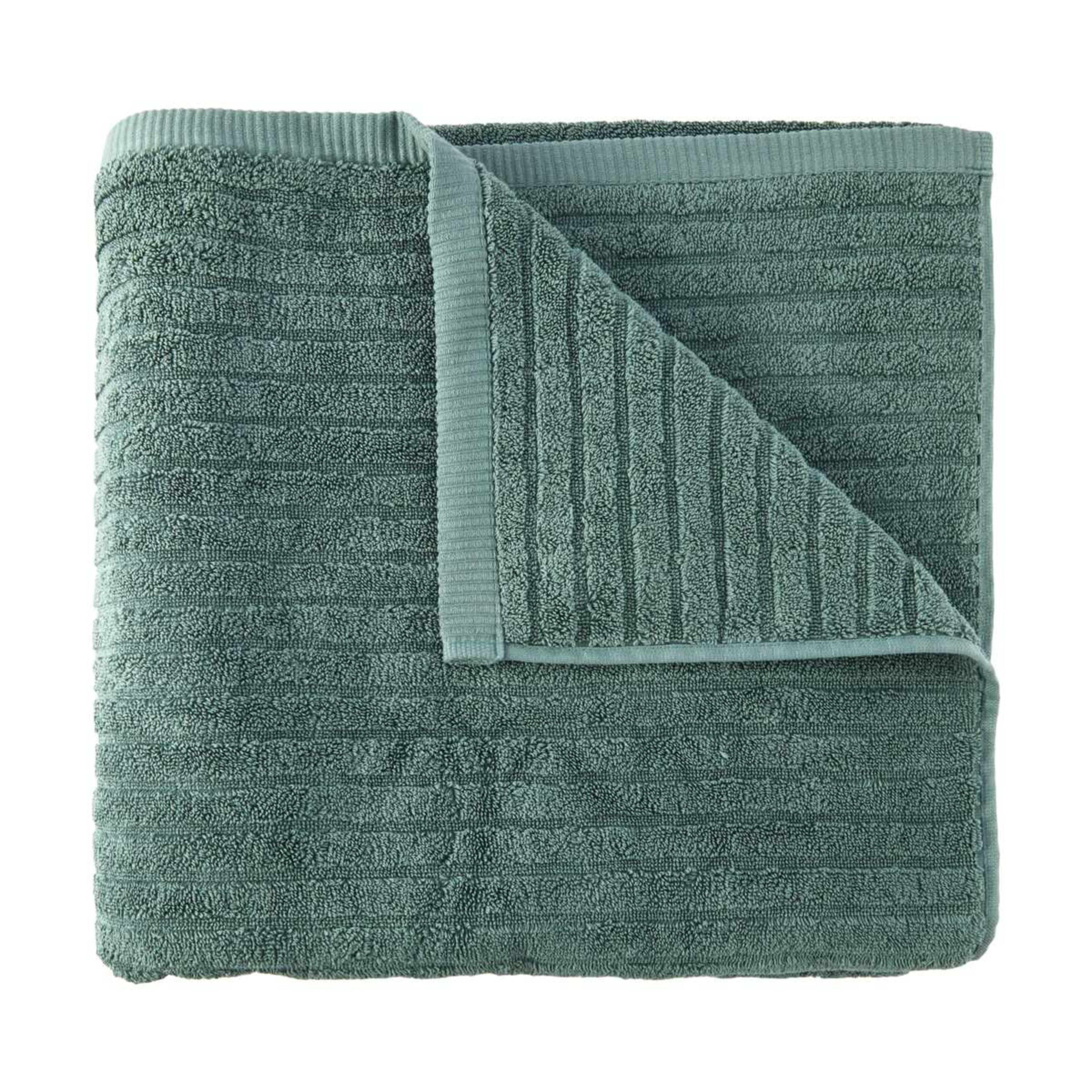 1 Australian Cotton Bath Sheet - Teal, 1 of 5