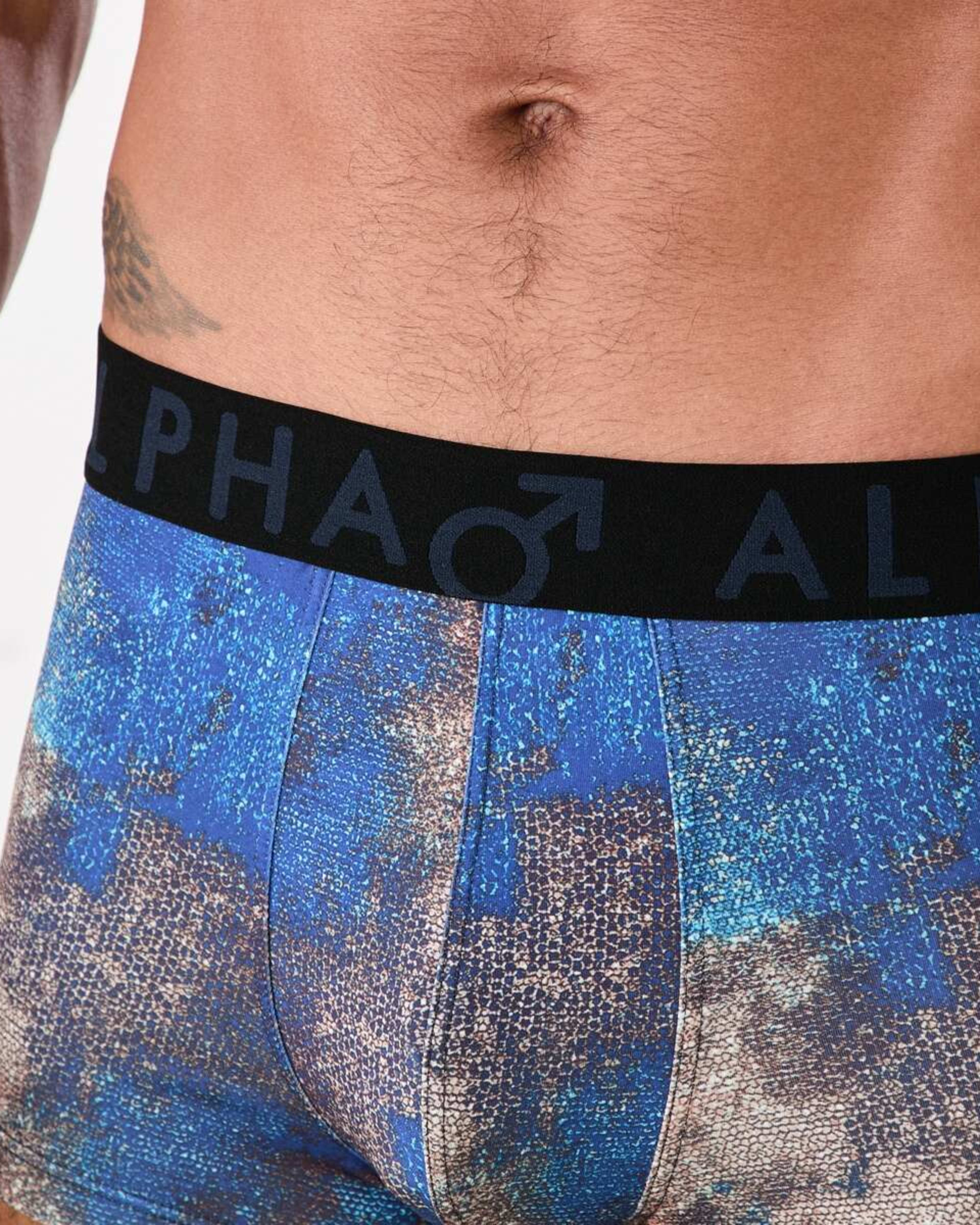 7 3 Pack Microfibre Trunks OLD MOSAIC MULTI, 7 of 8