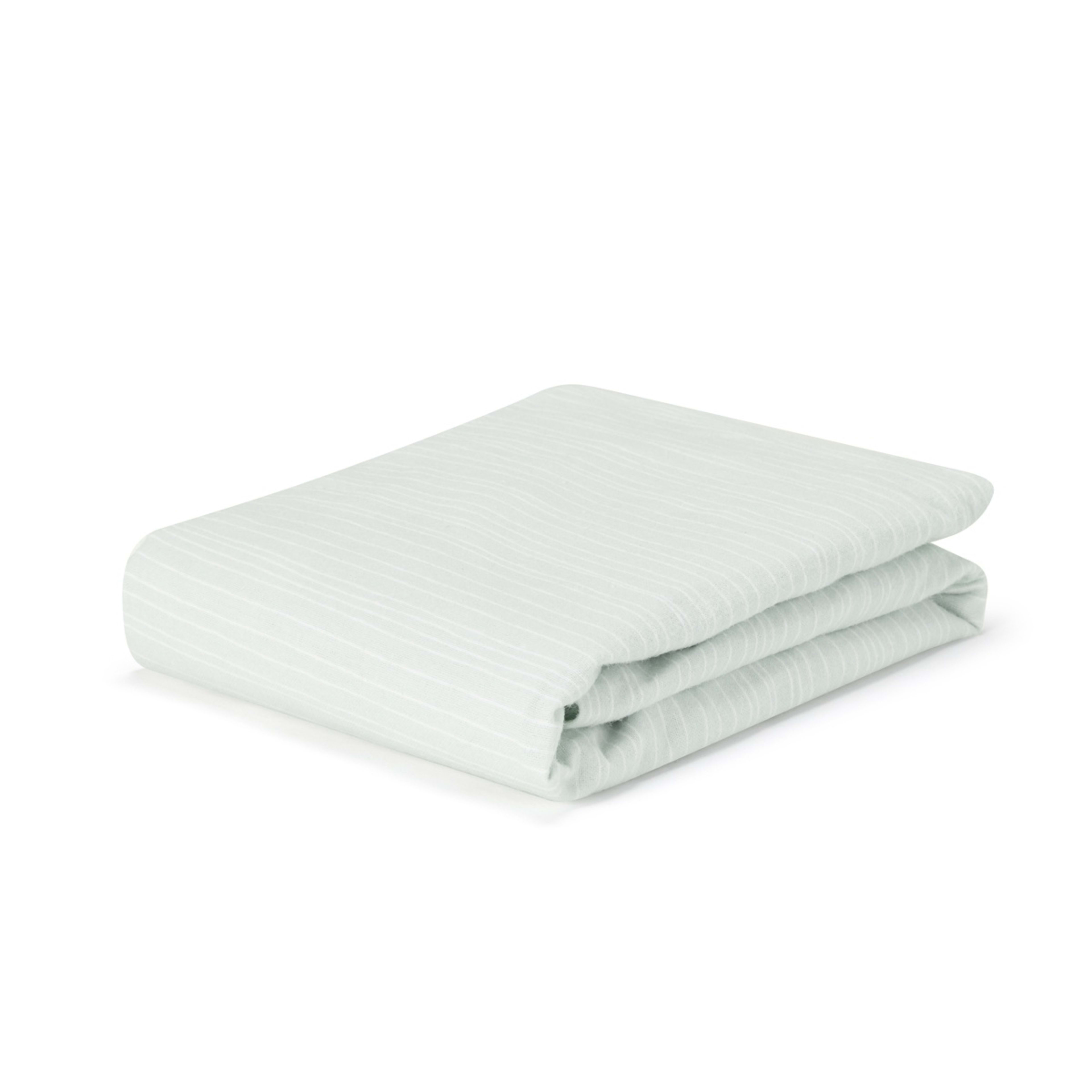 3 2 Pack Flannelette Cotton Fitted Cot Sheets - Safari and Wave Stripe, 3 of 6