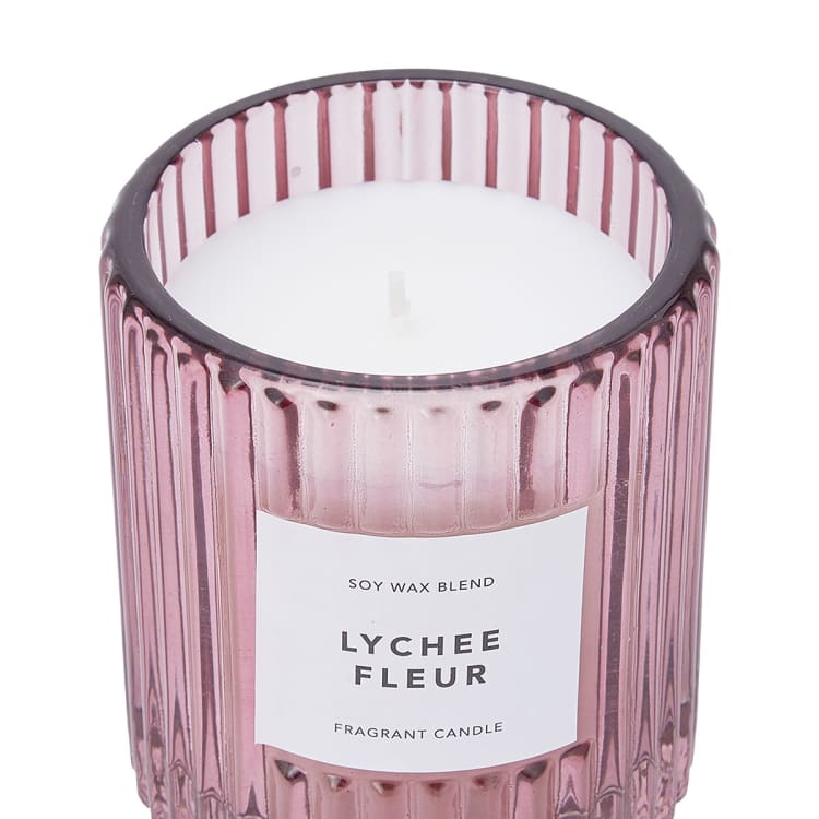 Lychee Fleur Fragrant Candles and Reed Diffuser Set Kmart