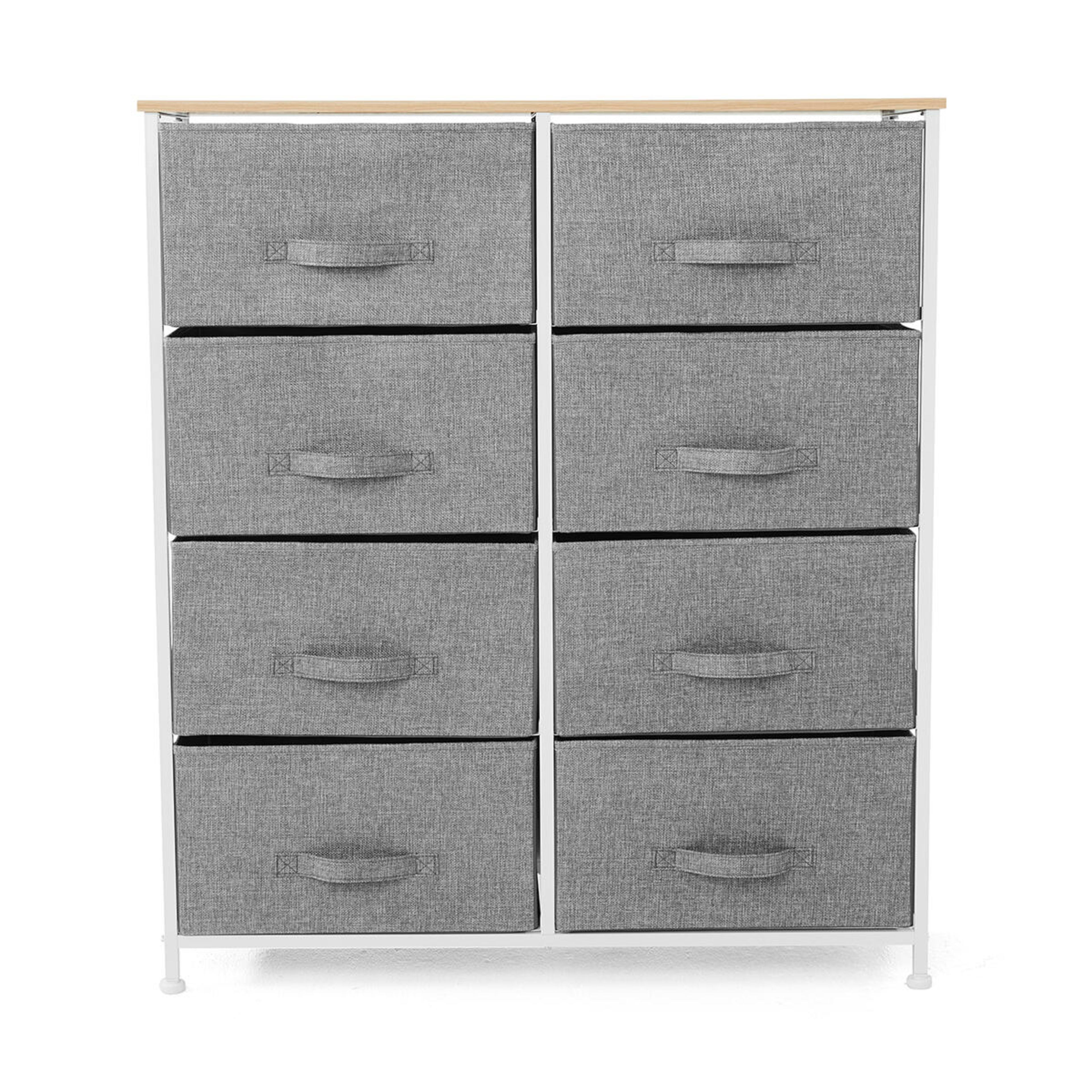 5 8 Drawer Chest - Grey, 5 of 10