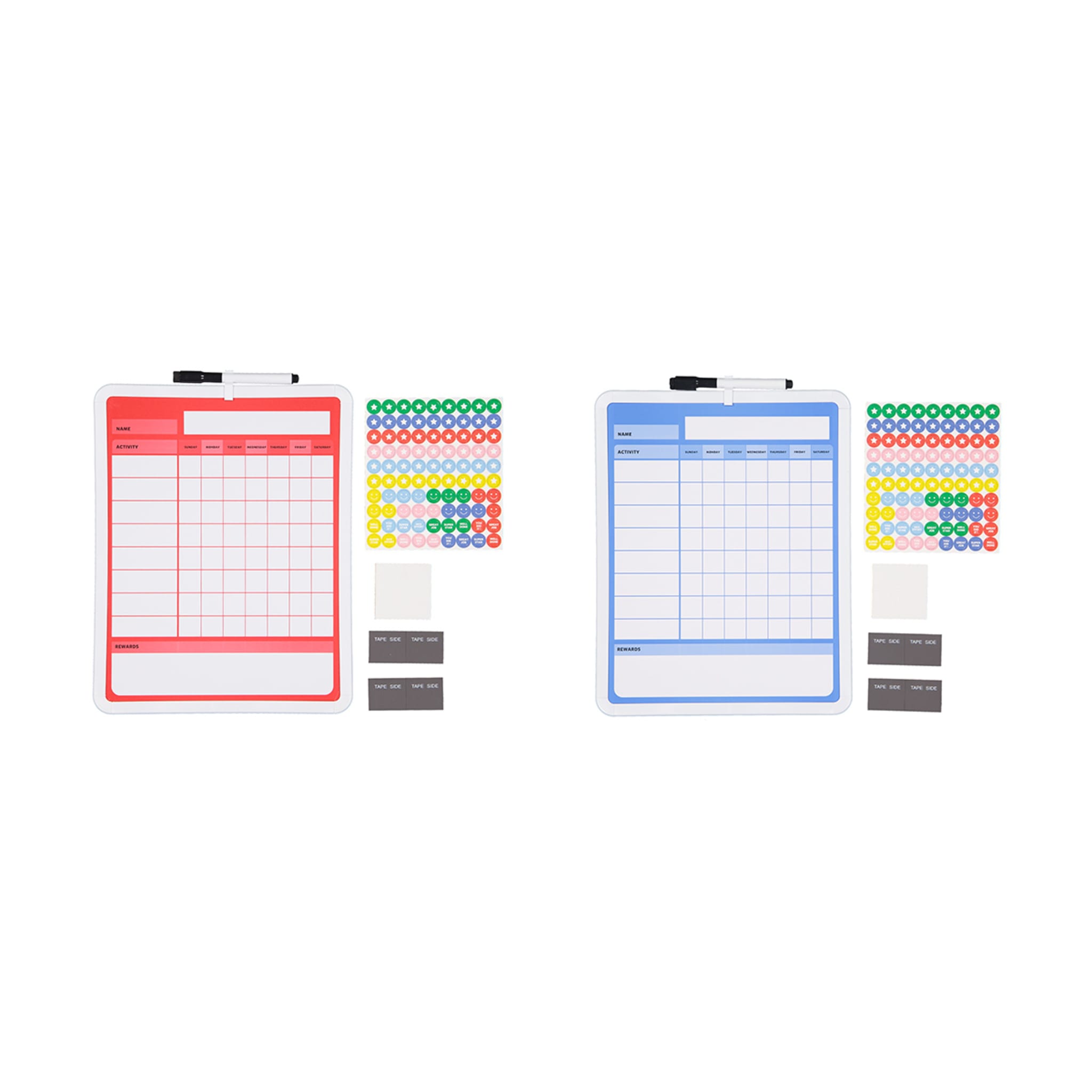 Magnetic Dry Erase Chore Chart - Assorted - Kmart