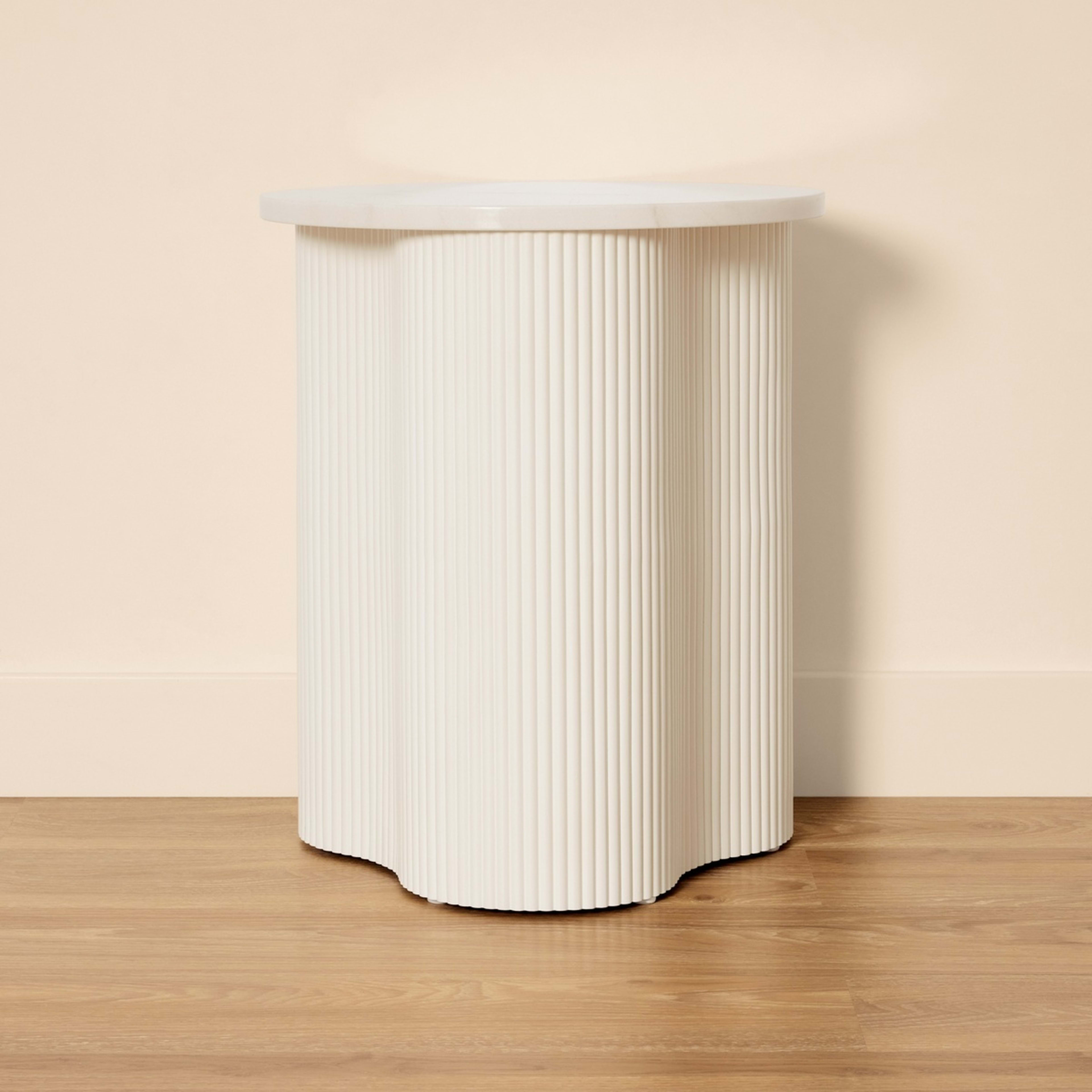 2 Round Marble Side Table, 2 of 5