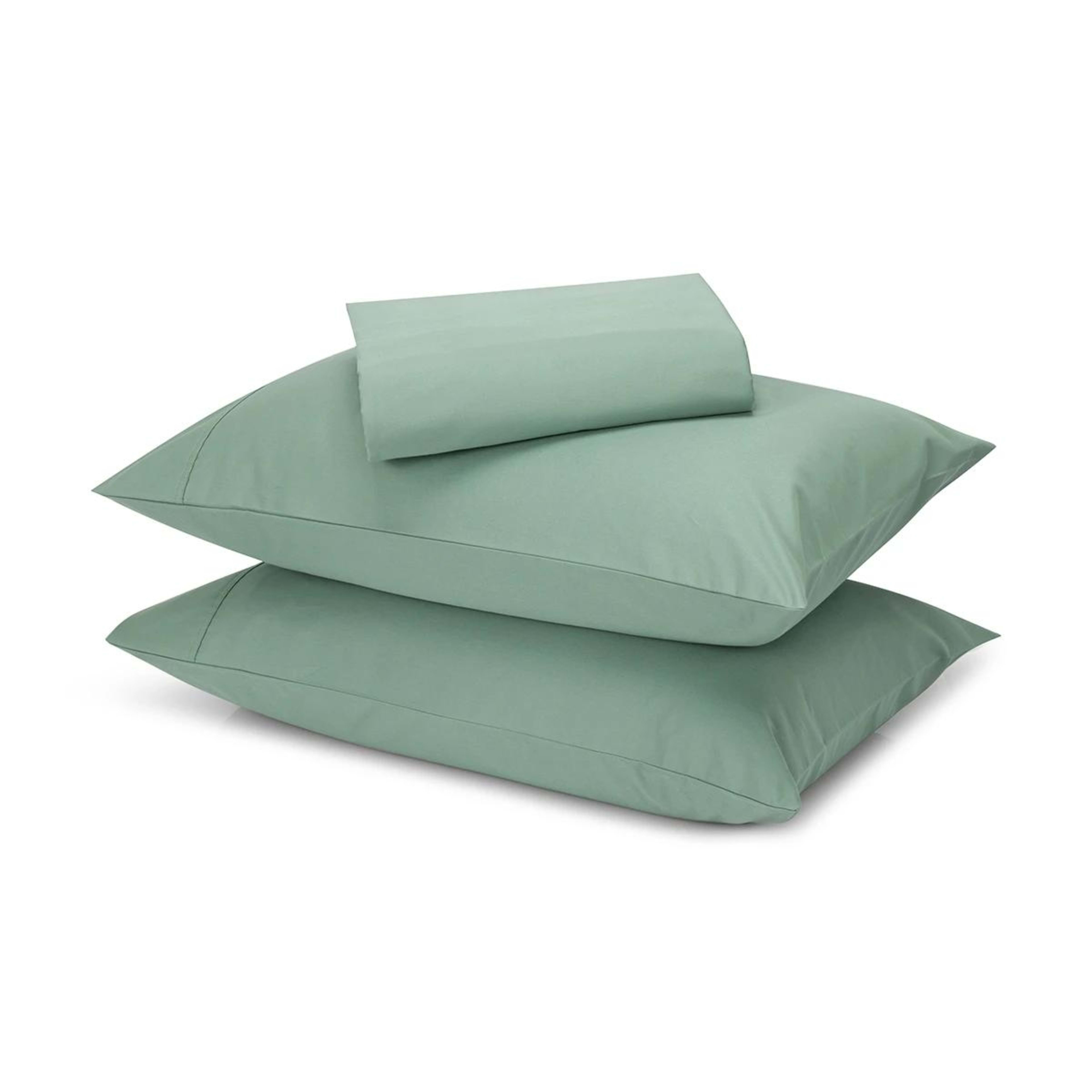 1 500 Thread Count Australian Grown Cotton Sheet Set - Queen Bed, Sage, 1 of 7