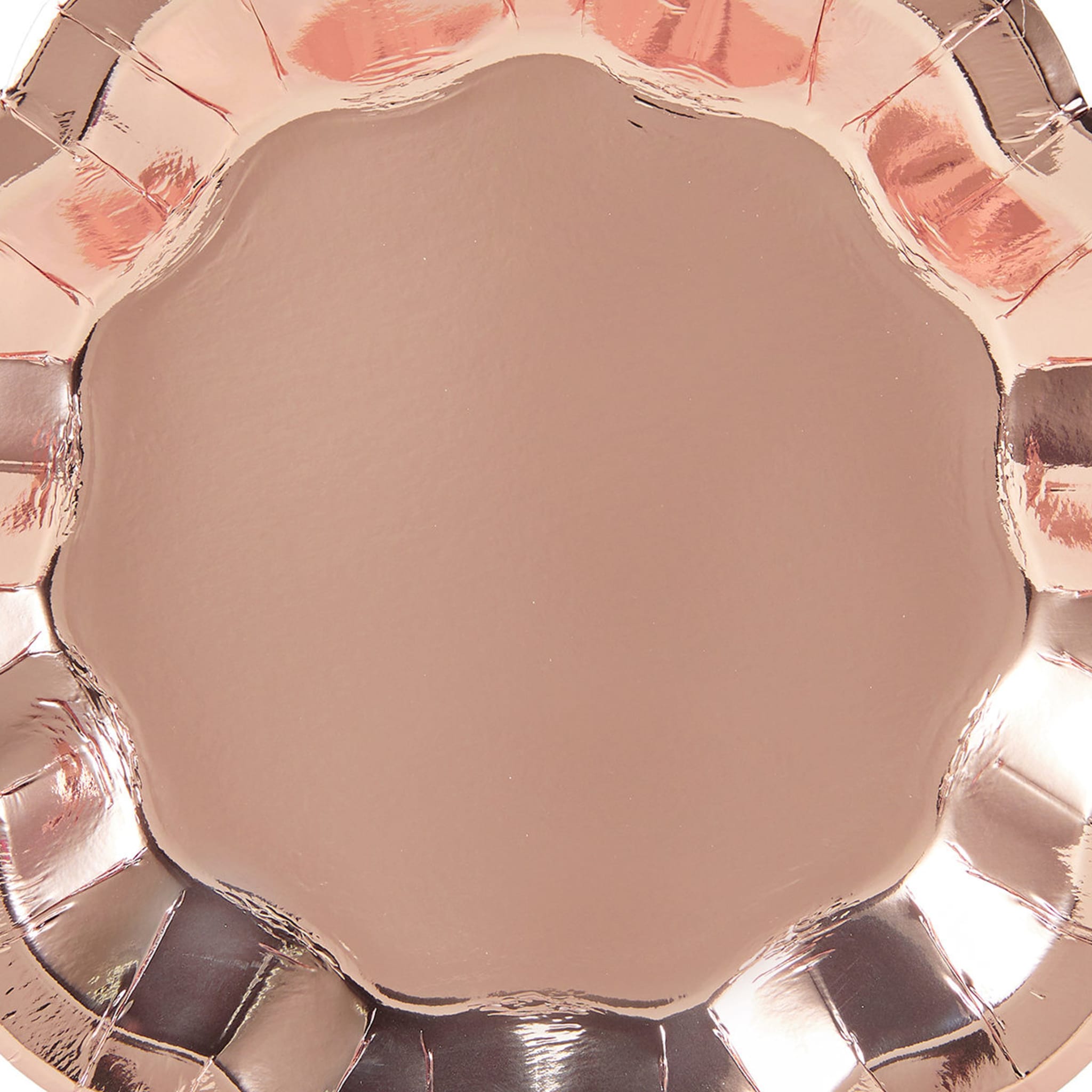 16 Pack Rose Gold Dessert Paper Plates Kmart
