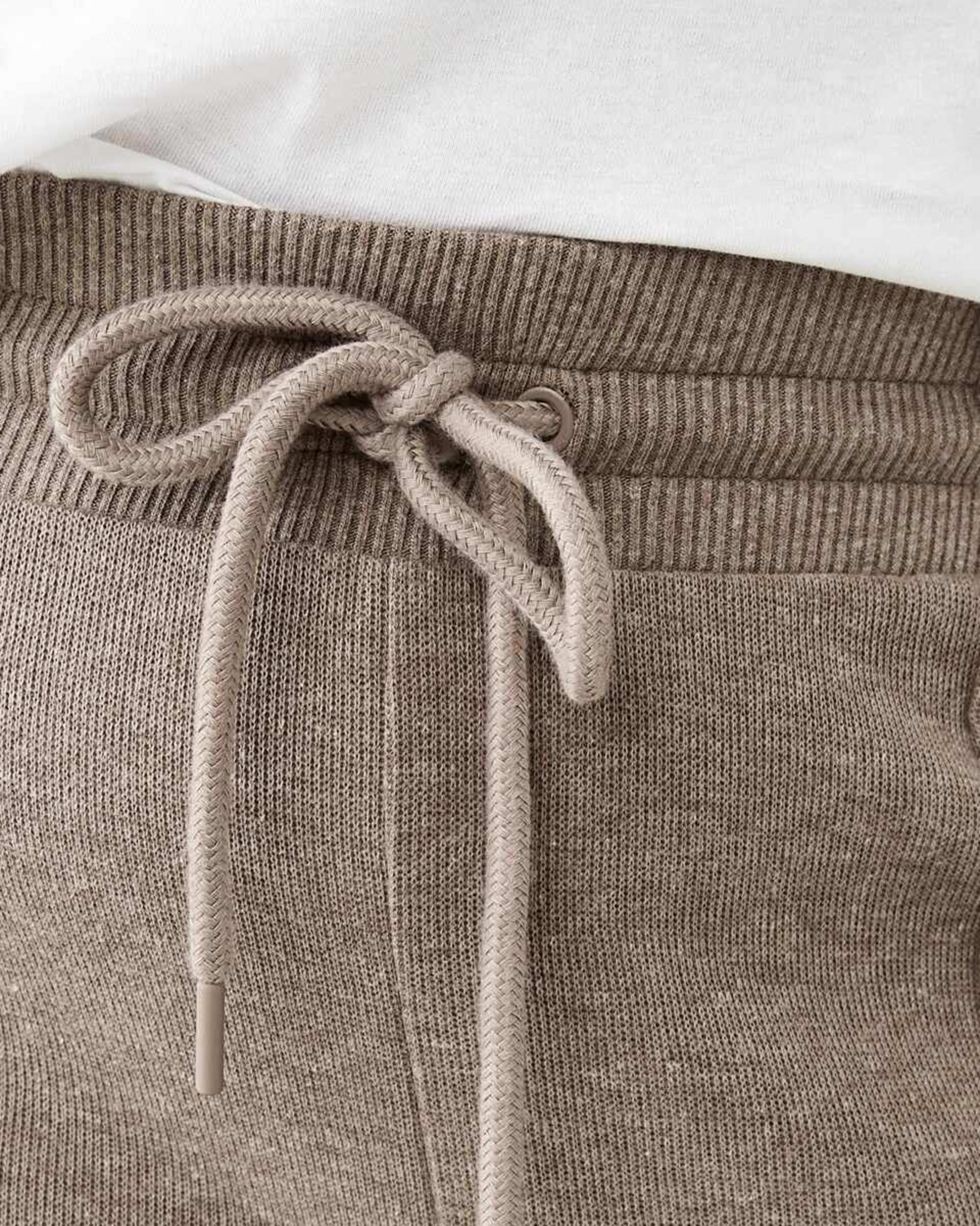 4 Curve Wide Leg Knit Pants Taupe Mrl, 4 of 5
