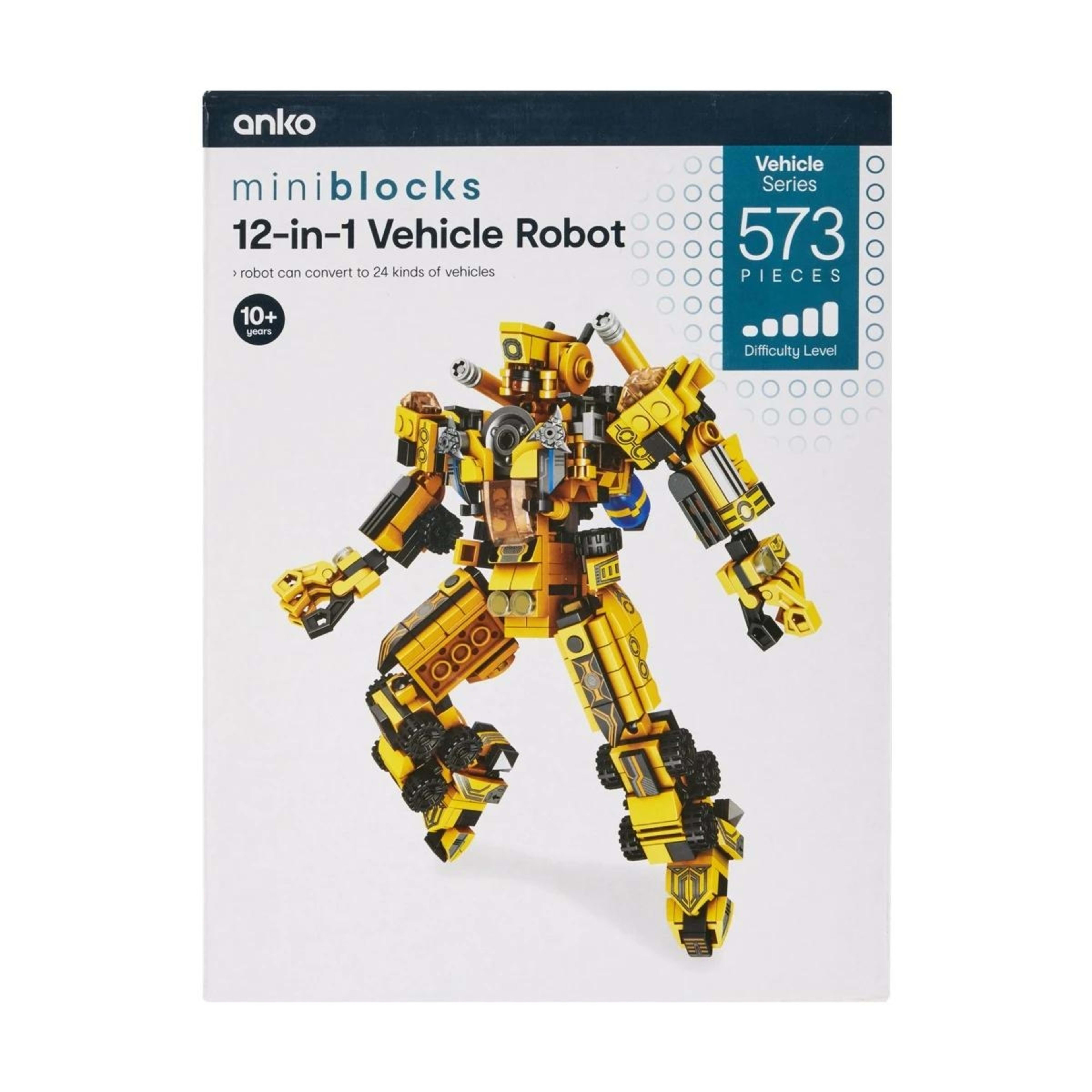 1 573 Piece Mini Blocks Vehicle Series: 12-in-1 Vehicle Robot