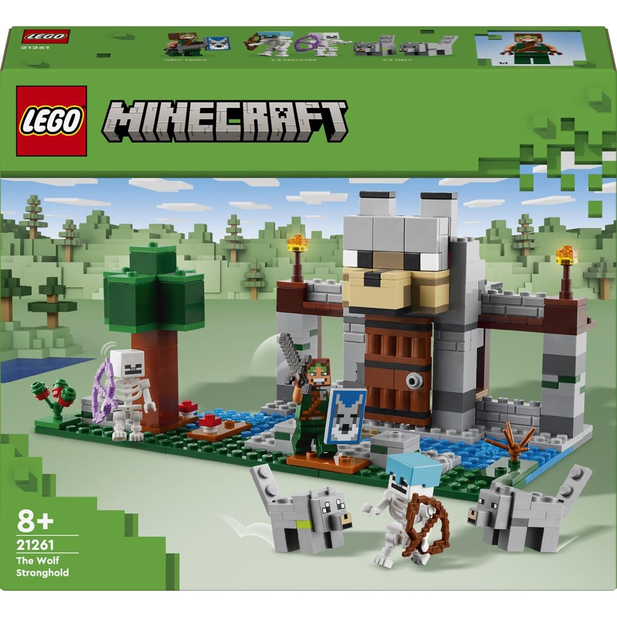 LEGO Minecraft The Wolf Stronghold Fortress Playset 21261 Kmart