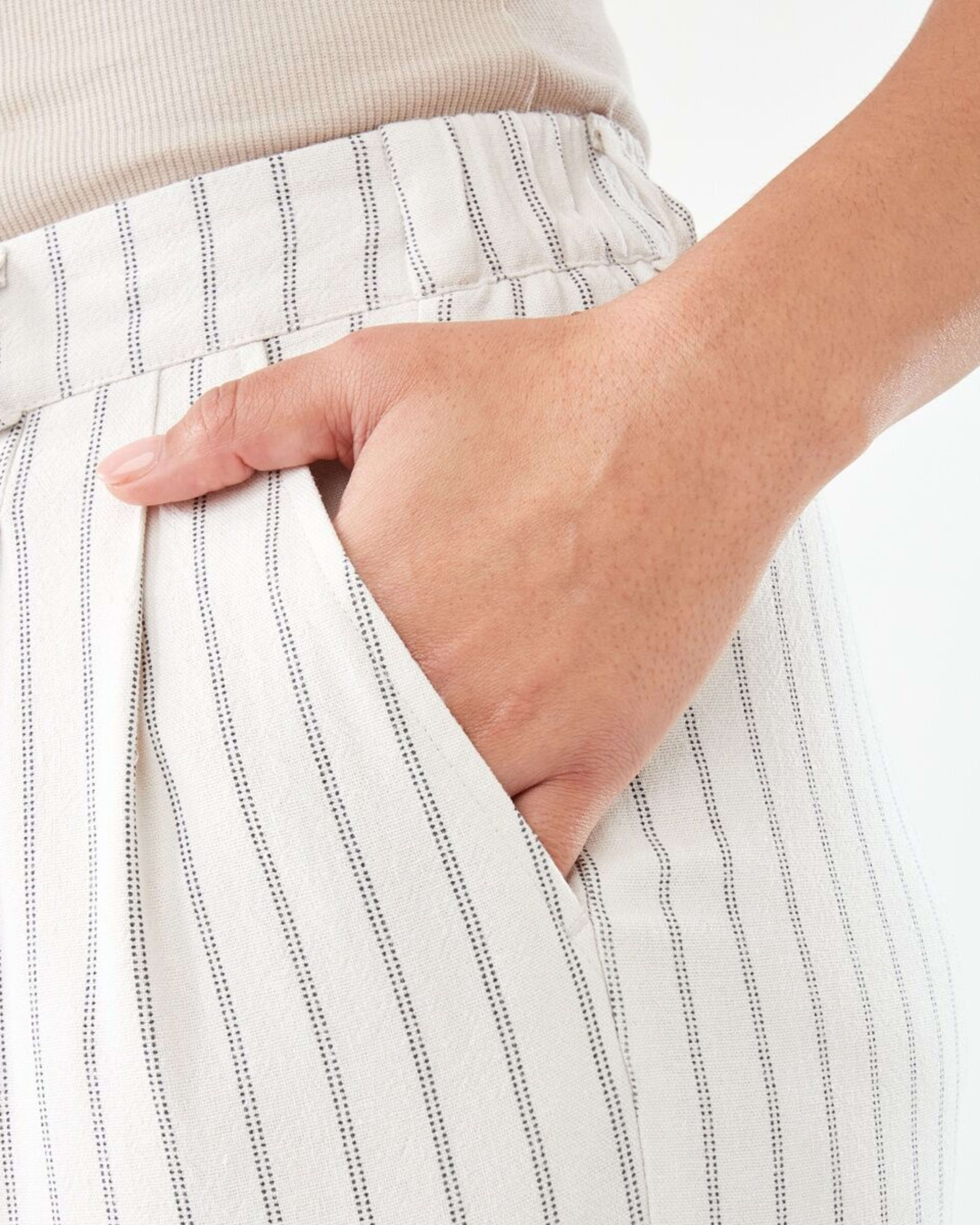 6 Wide Leg Pants Dot Stripe, 6 of 10