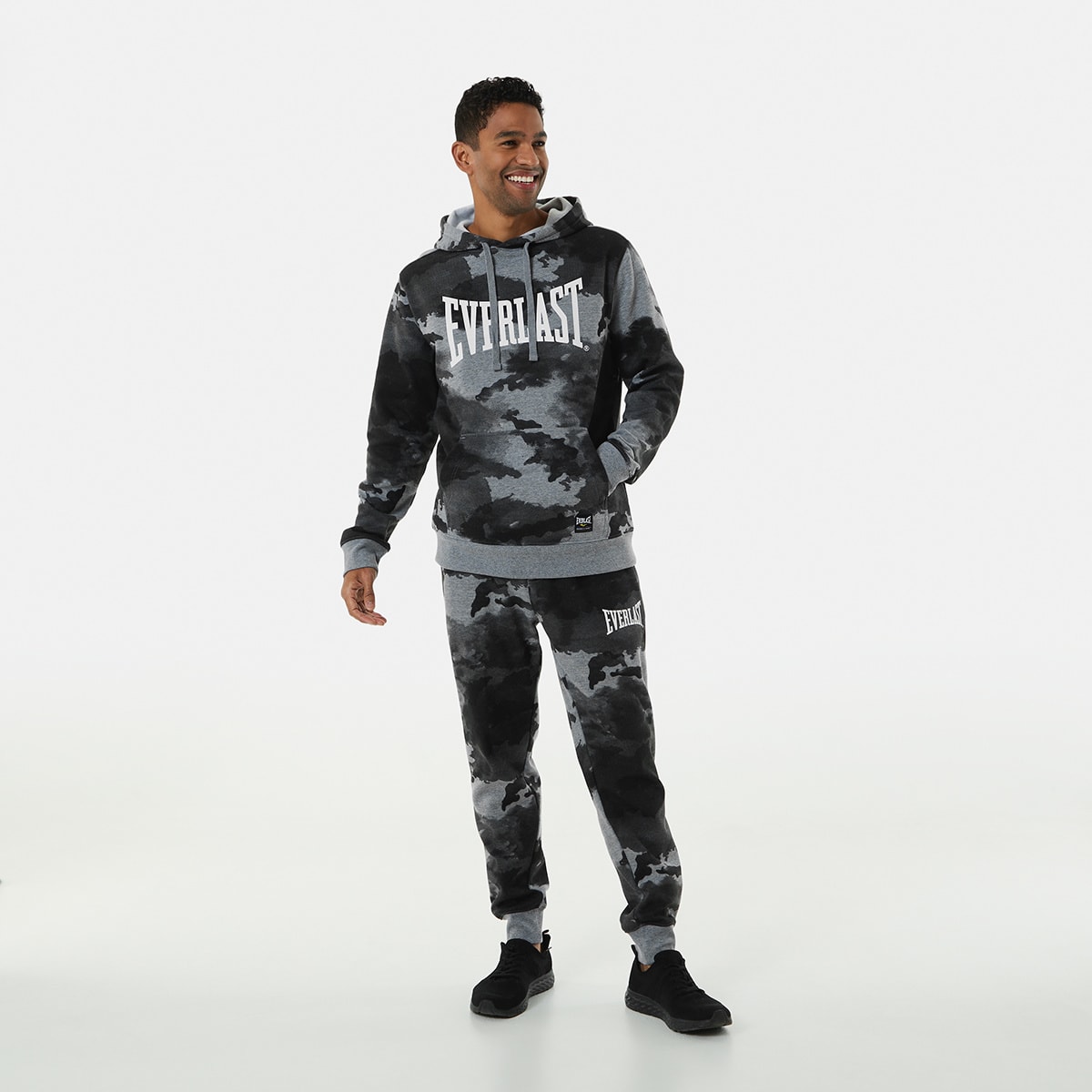 Active Everlast Mens Camo Hoodie Kmart