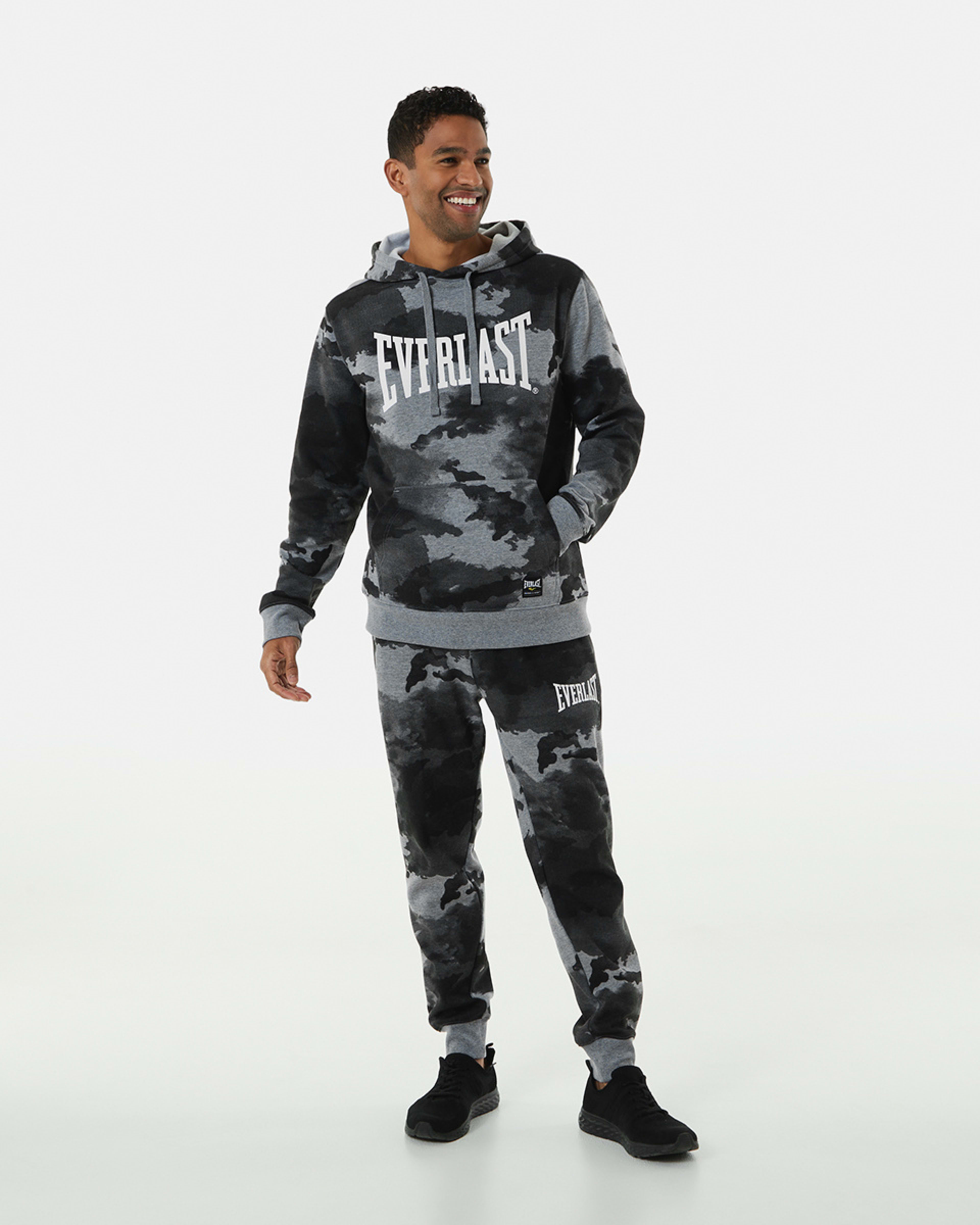 Active Everlast Mens Camo Hoodie Kmart