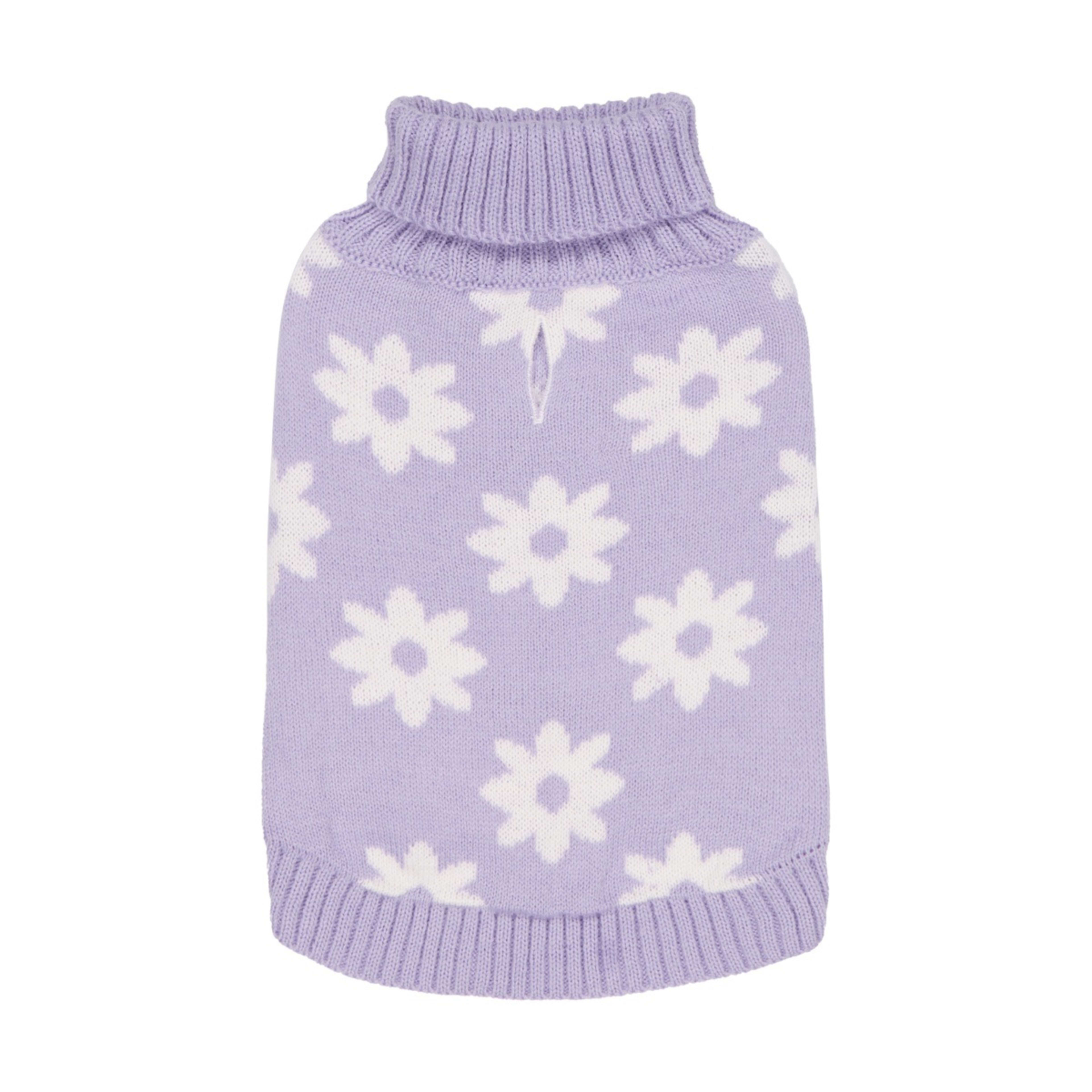 5 Pet Daisy Knit Jumper - Small, Purple, 5 of 10