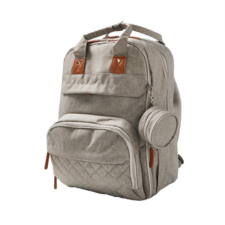 Grey Nappy Backpack