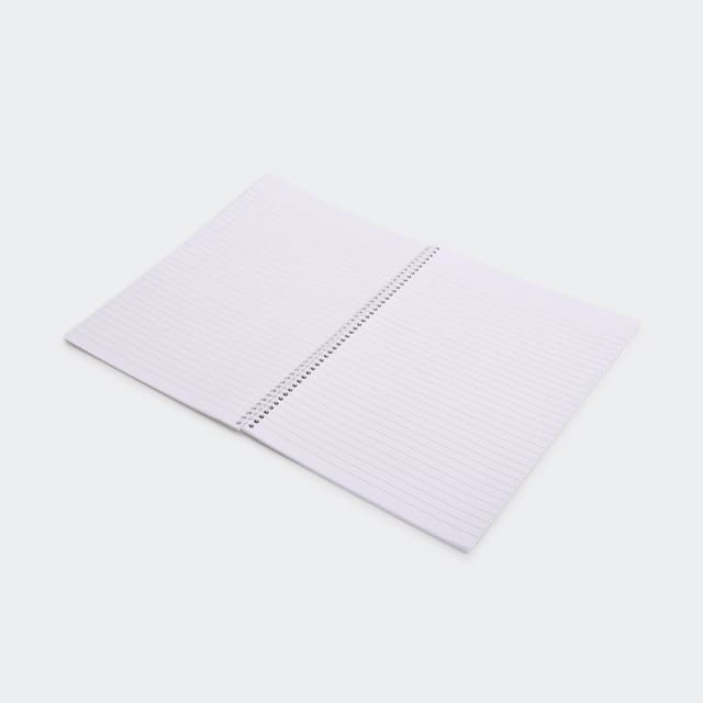 120 Page A4 Spiral Notebook Black and White Kmart