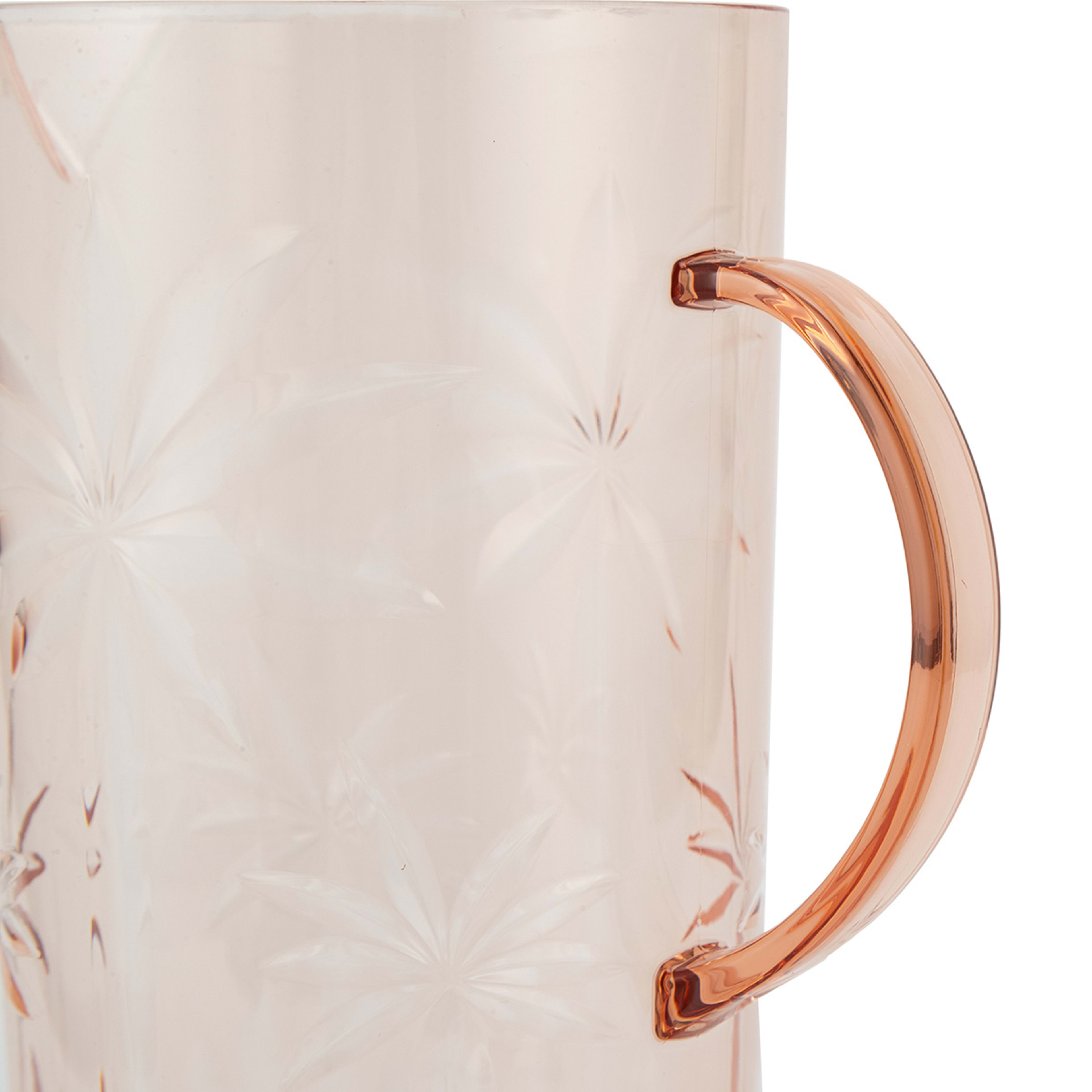 2.8L Pink Palm Acrylic Drink Jug Kmart