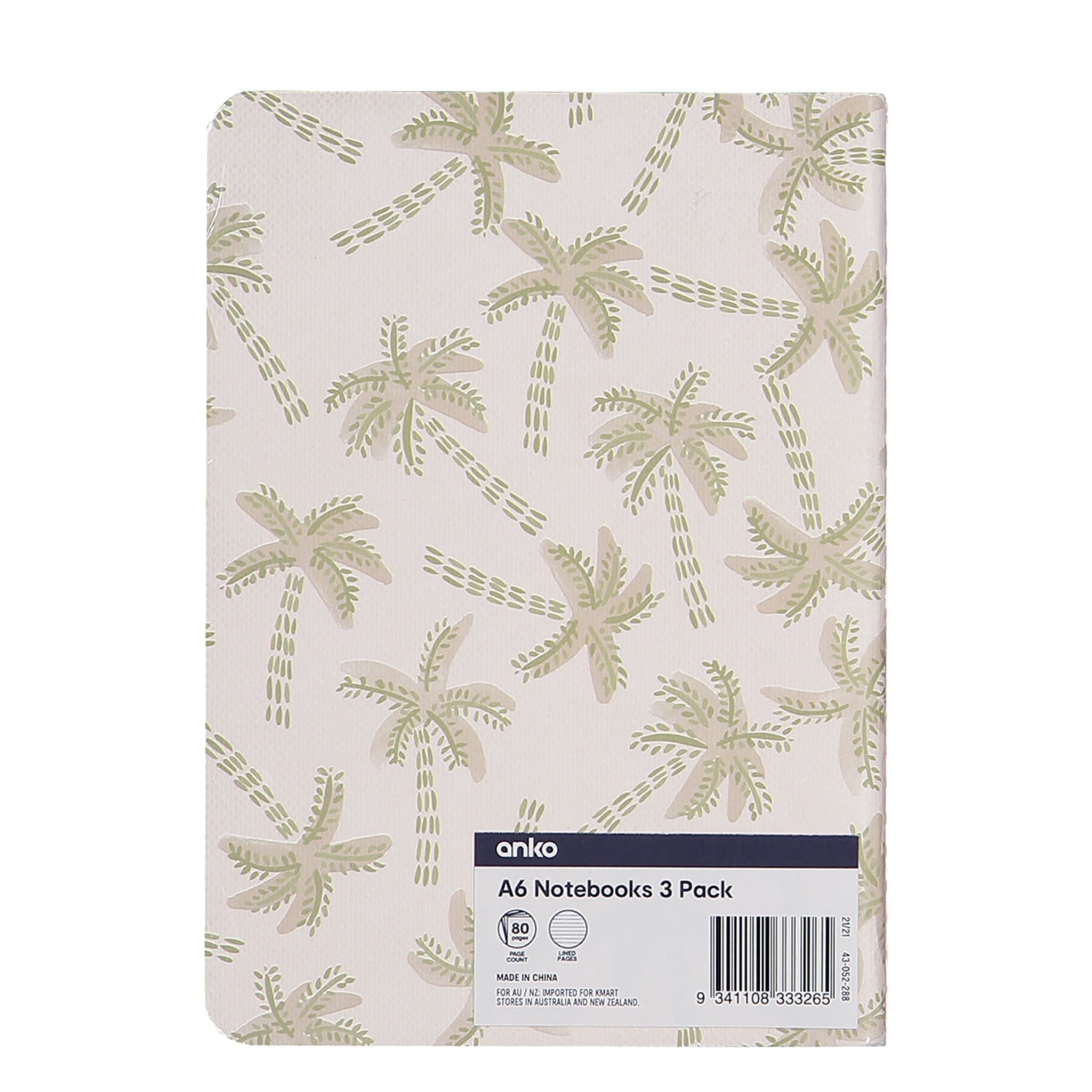 3 Pack A6 Notebooks Kmart