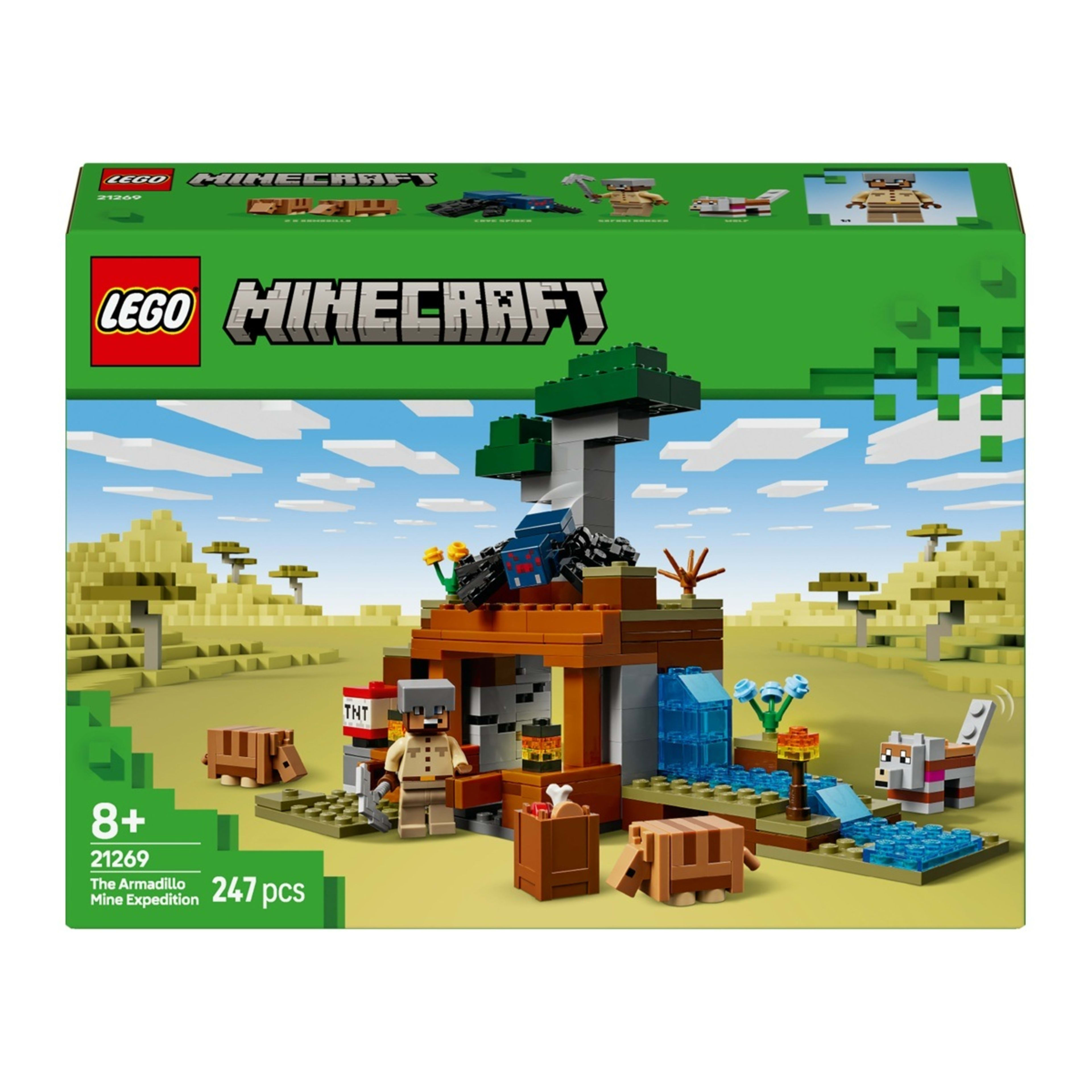 1 LEGO Minecraft The Armadillo Mine Expedition 21269